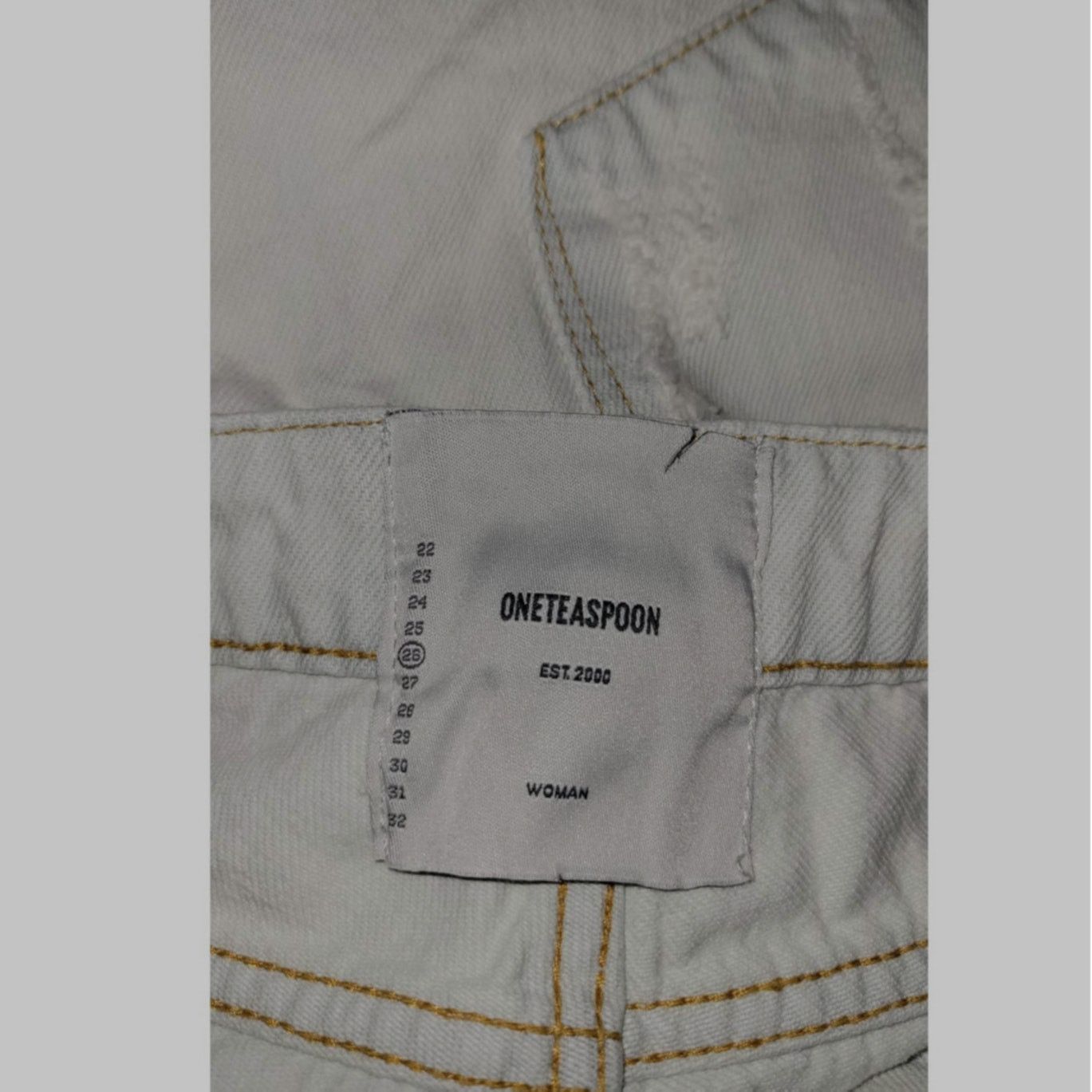 One Teaspoon New ONE TEASPOON Brando Saints Destroyed Denim Jeans $178 26 Size 26" / US 2 / IT 38 - 8 Thumbnail