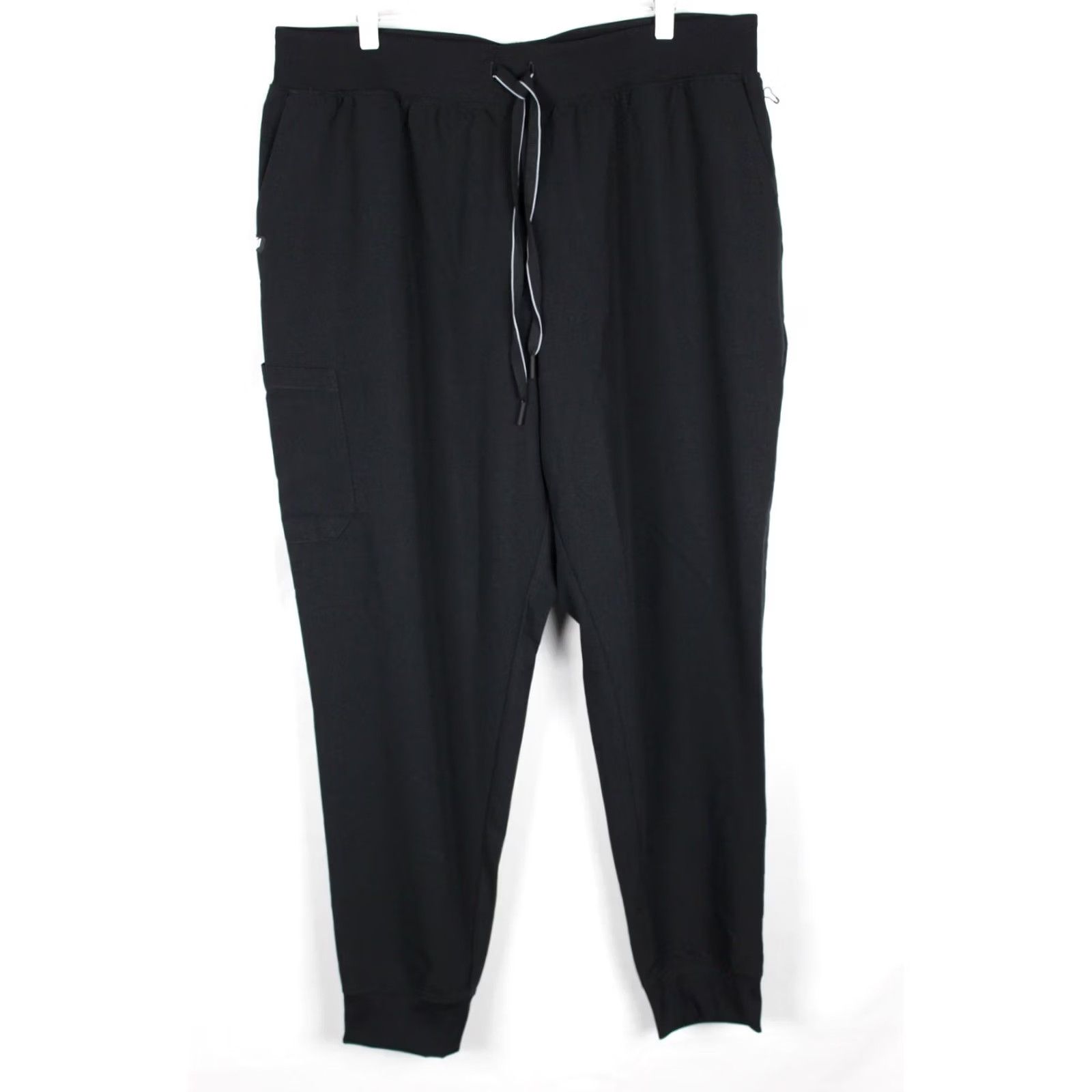 Vintage Jaanuu Women's Silex Knit Waist Scrub Joggers 1X Black W20003E Size 40" / US 18 - 5 Thumbnail