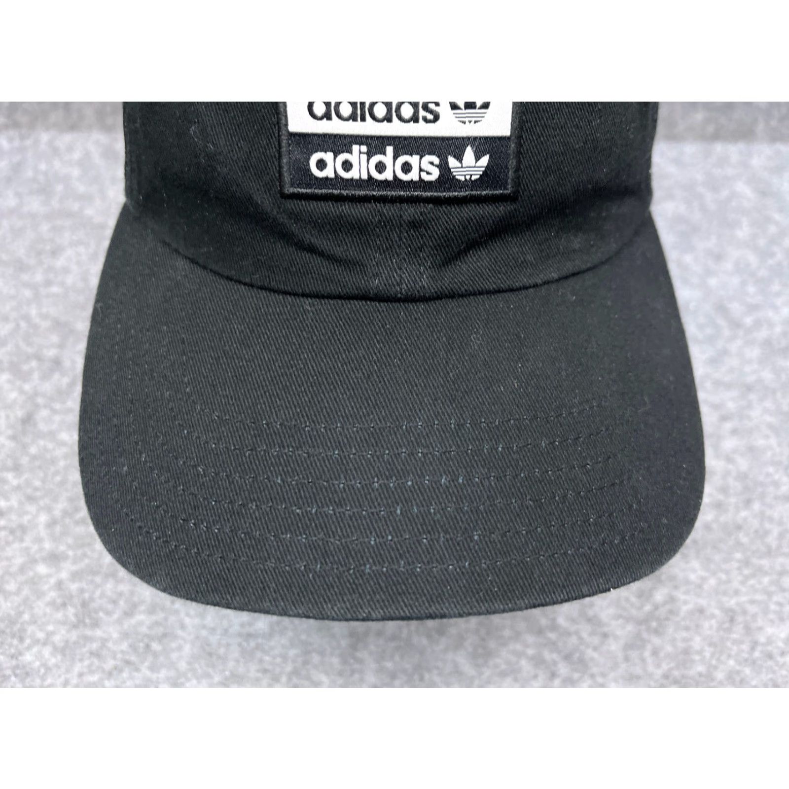 Adidas Adidas Hat Cap Strap Back Adult One Size Black 100% Cotton Golfer Outdoor Size ONE SIZE - 3 Thumbnail