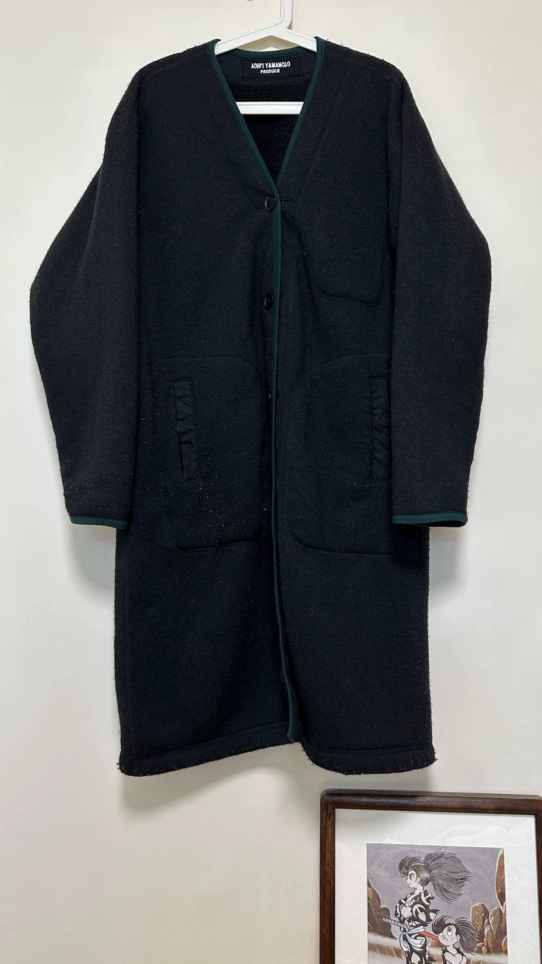 Yohji Yamamoto Yohji Yamamoto Reversible polar fleece long coat 2504-Nexta Size US L / EU 52-54 / 3 - 4 Thumbnail