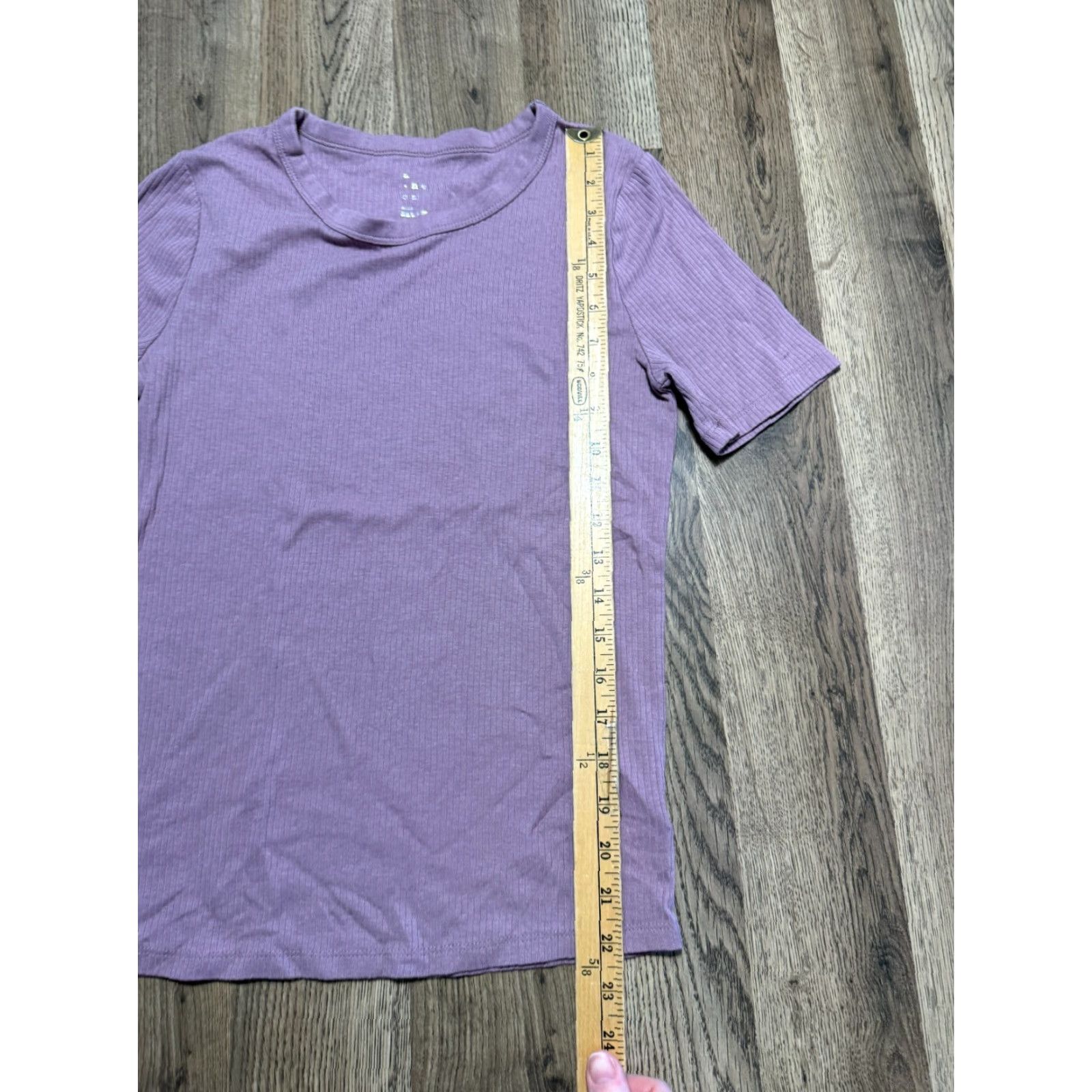 Vintage A New Day Shirts Women's Purple Short Sleeve Boat Neck Lightweight Medium Regular Size M T-Shirt Casual Size M / US 6-8 / IT 42-44 - 5 Thumbnail