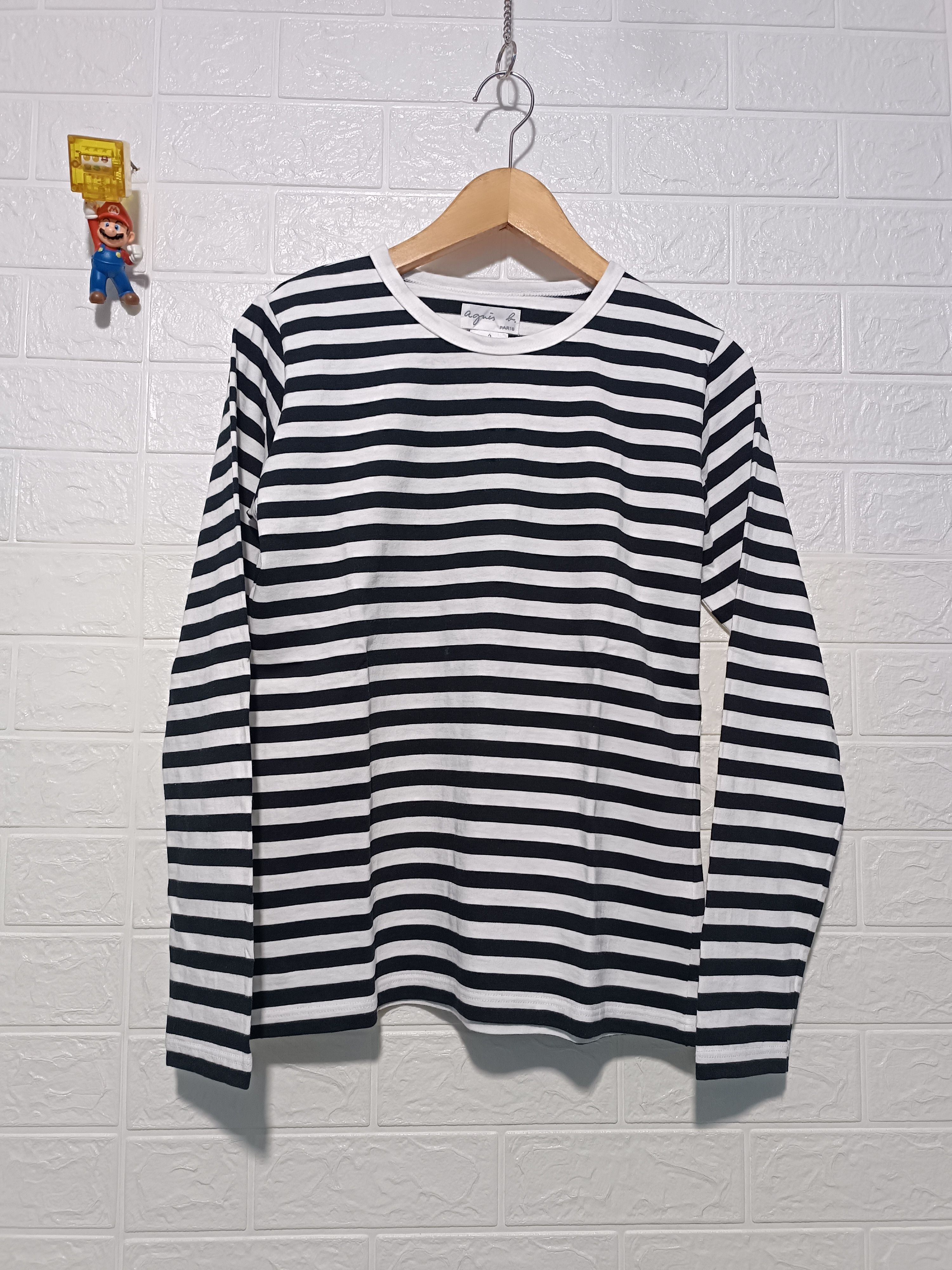 agnes b. Agnes B Paris Stripes Long Sleeve T-shirt Size US M / EU 48-50 / 2 - 1 Thumbnail