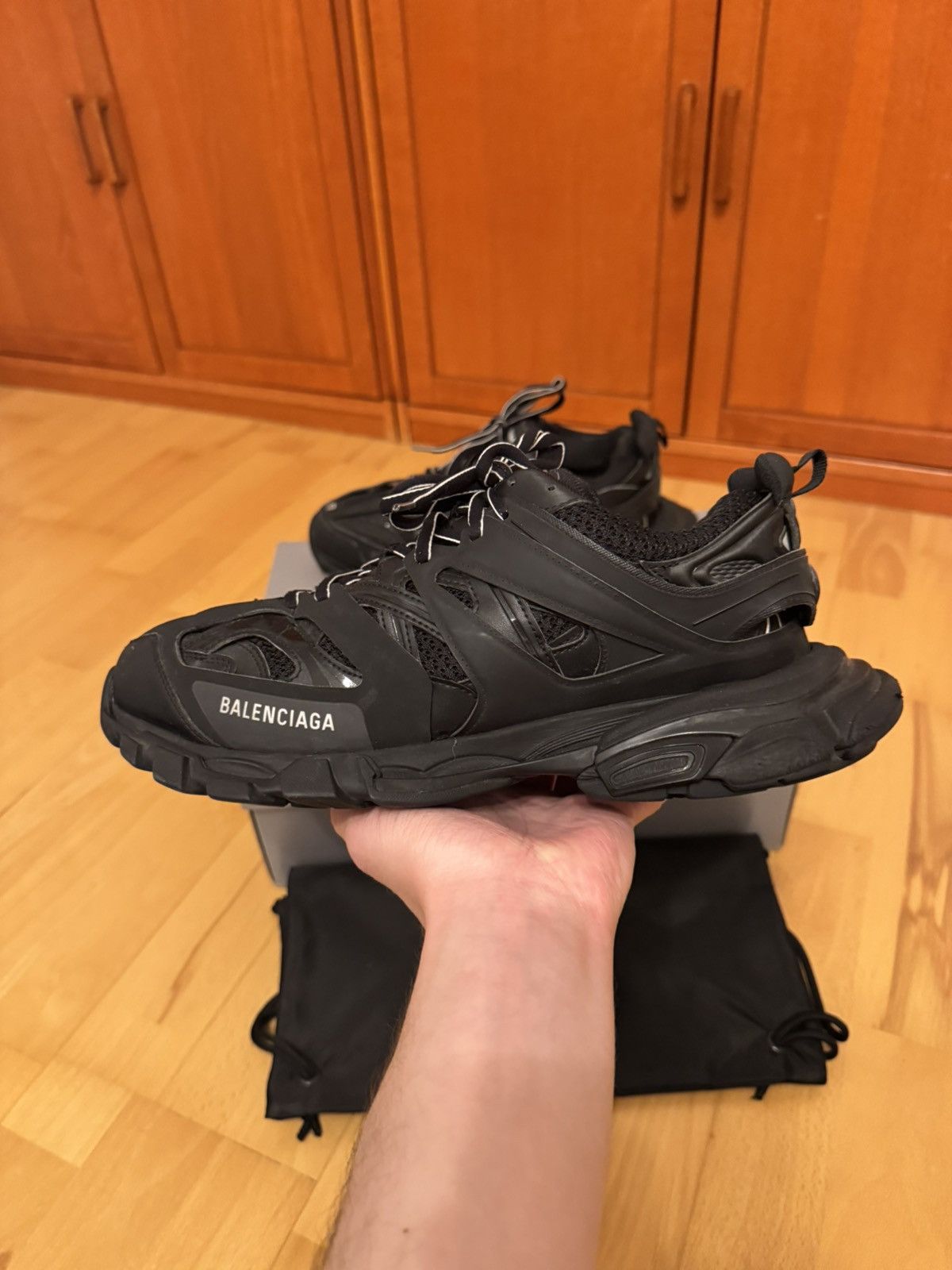 Balenciaga Balenciaga Track Triple Black Size US 10 / EU 43 - 2 Thumbnail