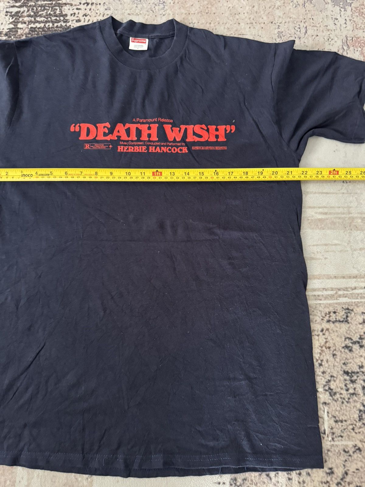 Supreme Supreme - Death wish tshirt Size US L / EU 52-54 / 3 - 8 Thumbnail