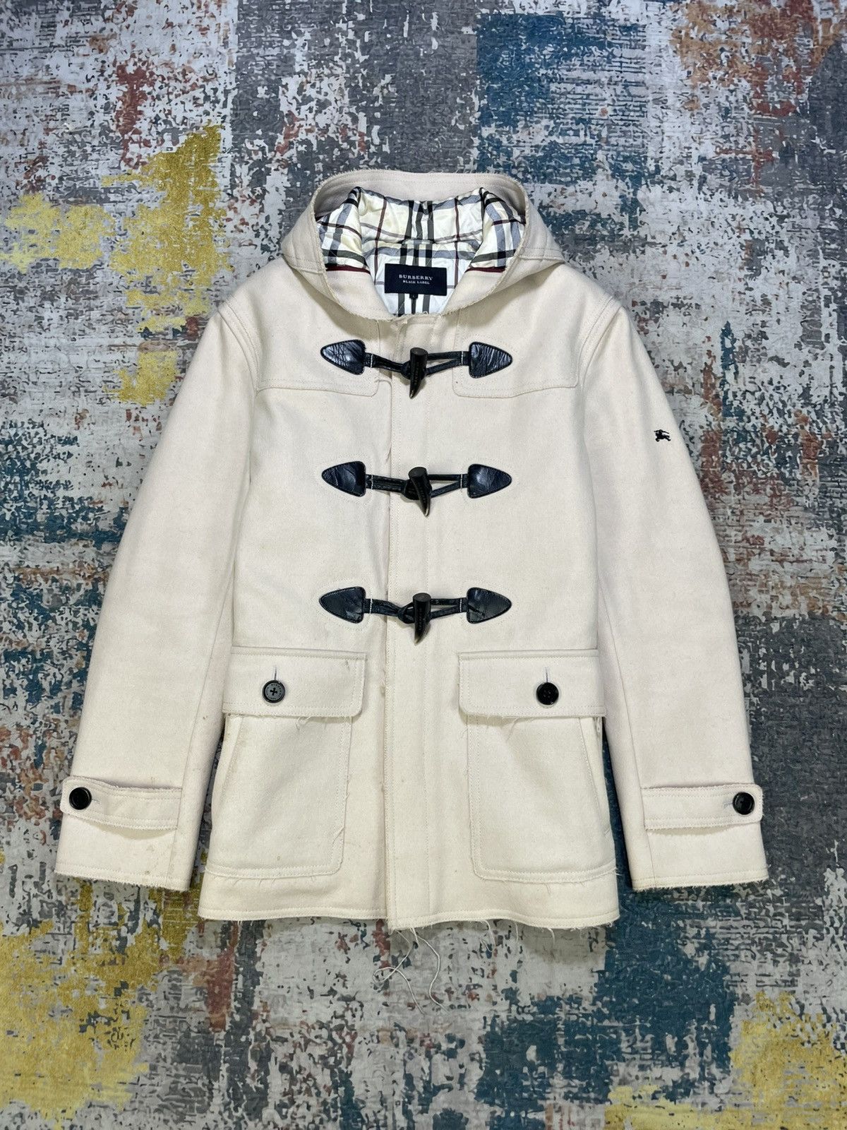 Burberry Burberry Black Label Check Lined Duffle Coat Size US L / EU 52-54 / 3 - 14 Thumbnail