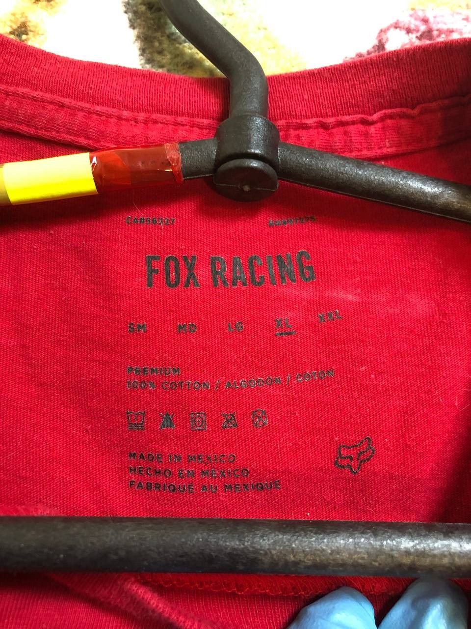 Fox Racing Fox Racing Print Red Y2K Vintage Short Sleeve T Shirts Size US XL / EU 56 / 4 - 2 Thumbnail