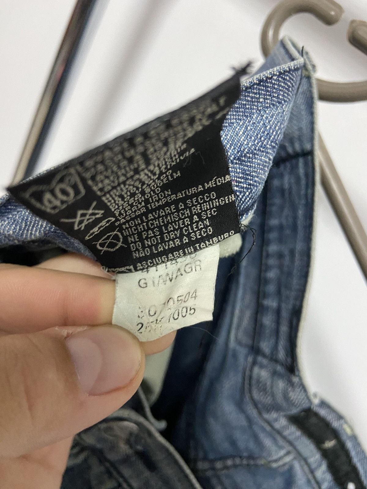 Massimo Osti × Stone Island × Vintage RARE Stone Island Denims Vintage jeans Pants stripes Size US 34 / EU 50 - 12 Thumbnail