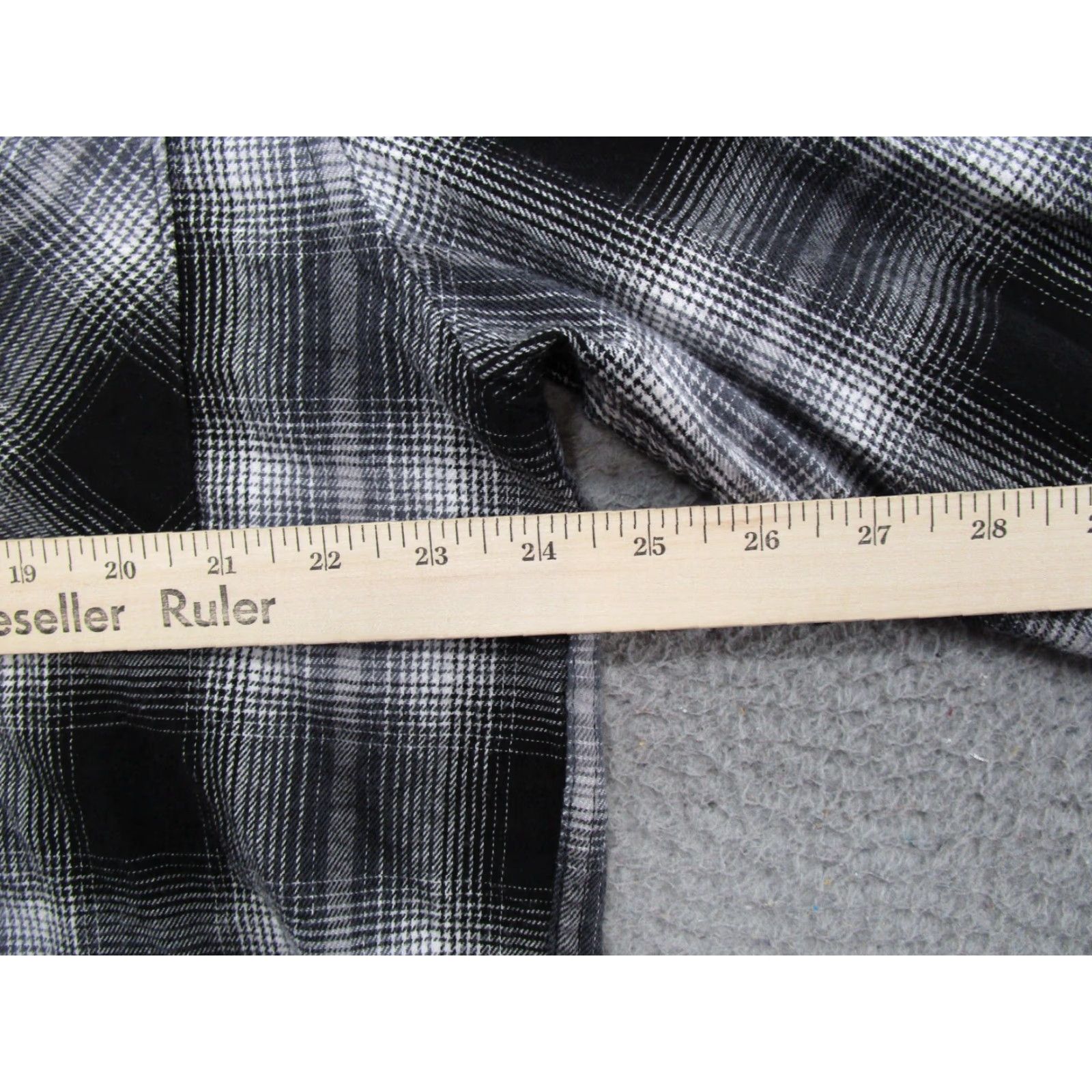 Vintage No Boundaries Hooded Flannel Shirt Men XL Black Oversized Plaid Button-Up Casual Size US XL / EU 56 / 4 - 5 Thumbnail
