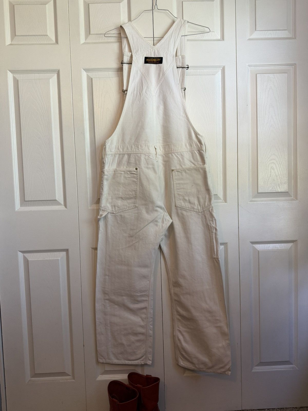 Iron Heart Iron Heart Herringbone Ecru Engineer Overalls Size US 32 / EU 48 - 2 Thumbnail