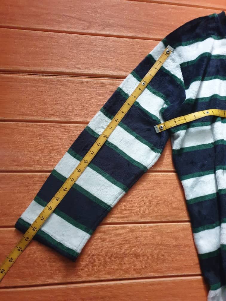Japanese Brand Logos days stripe longsleeve shirt Size US XL / EU 56 / 4 - 7 Thumbnail