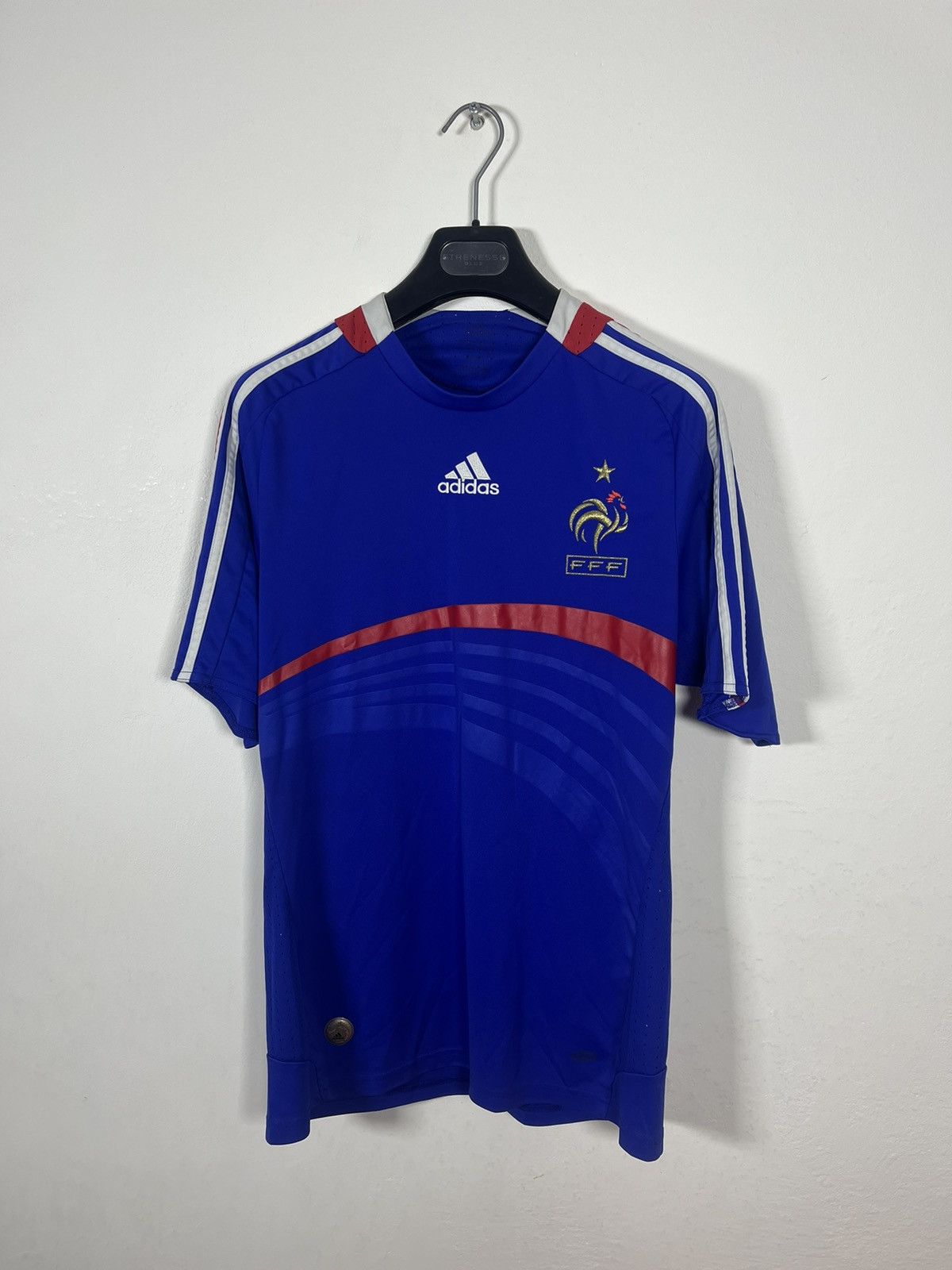 Adidas Adidas France Football Jersey Home 2008 Vintage Streetwear Size US M / EU 48-50 / 2 - 1 Thumbnail
