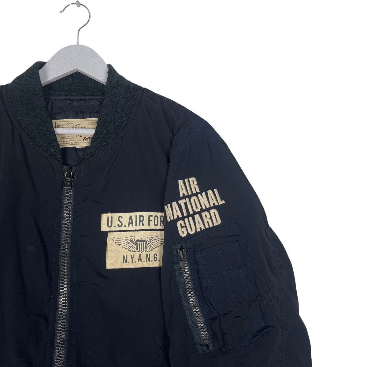 Avirex 💥AVIREX US FORCE FULL PATCH RIOT BOMBER Size US XL / EU 56 / 4 - 6 Thumbnail