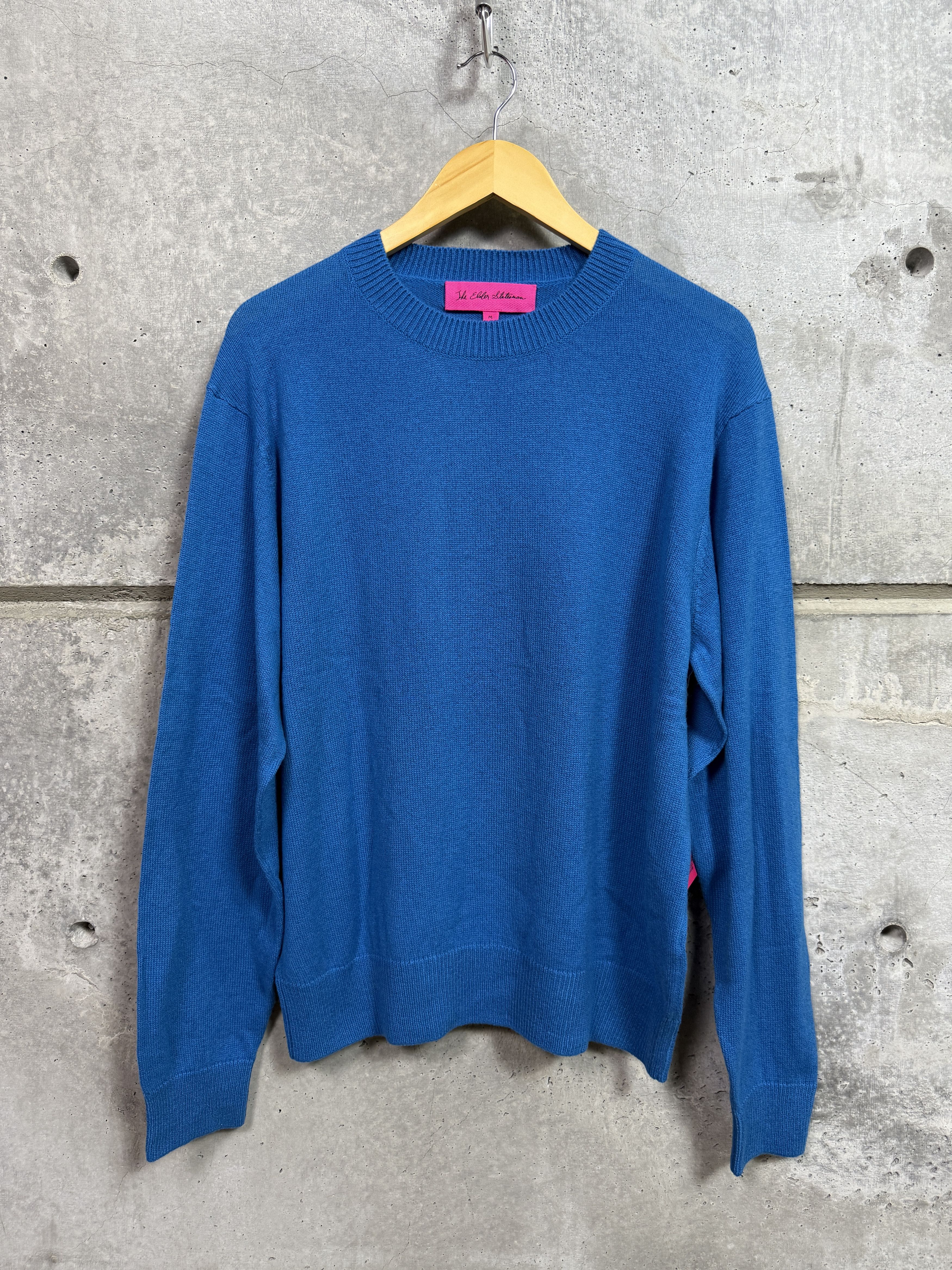 The Elder Statesman $1015 The Elder Statesman Tranquility Crew Cashmere Sweater Size US M / EU 48-50 / 2 - 6 Thumbnail
