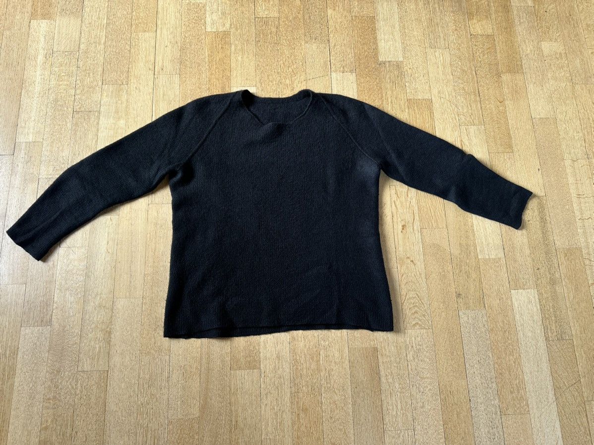 Label Under Construction Super soft black raglan sweater in cashmere and silk Size US L / EU 52-54 / 3 - 1 Thumbnail