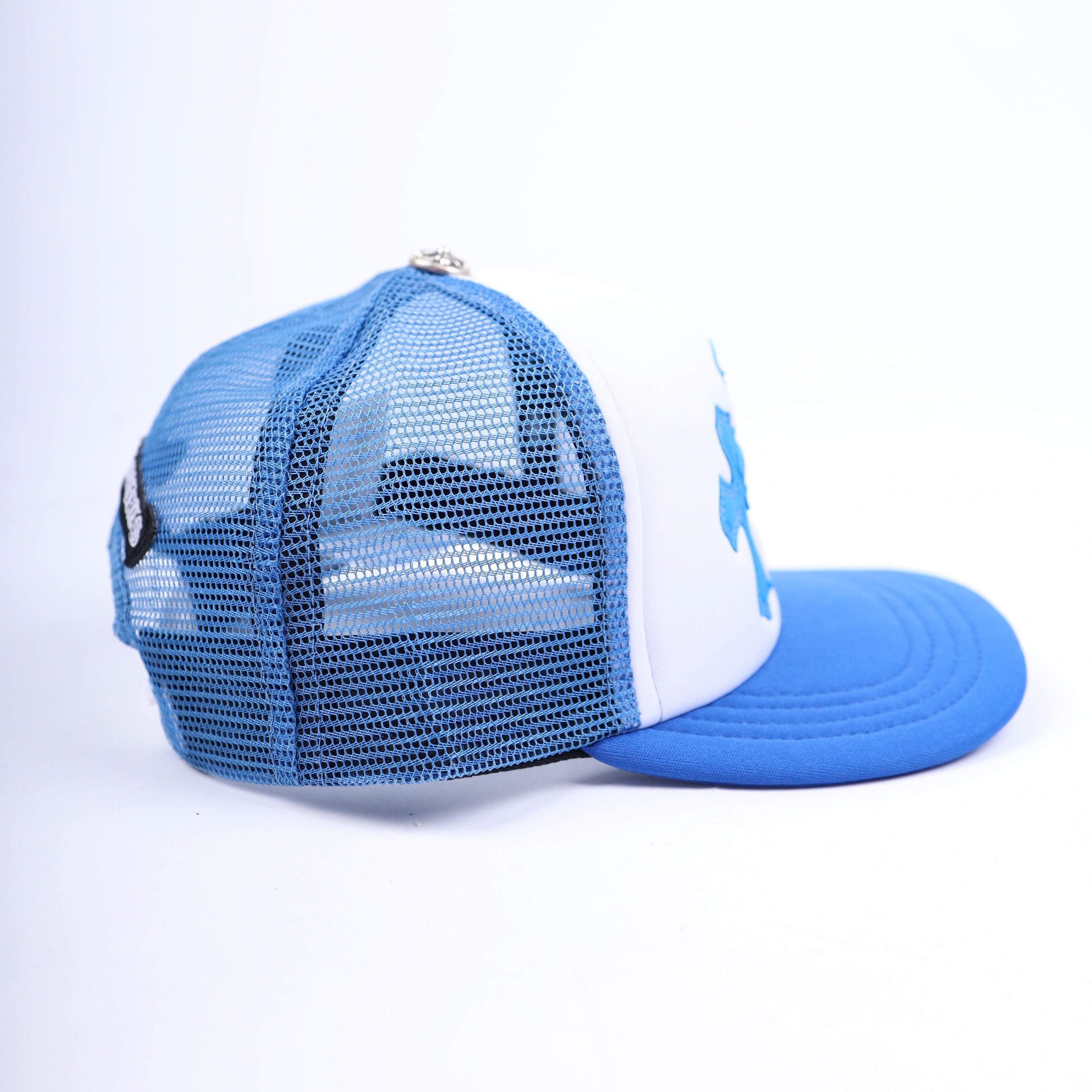 Chrome Hearts Blue Cemetery Trucker Hat Size ONE SIZE - 3 Thumbnail