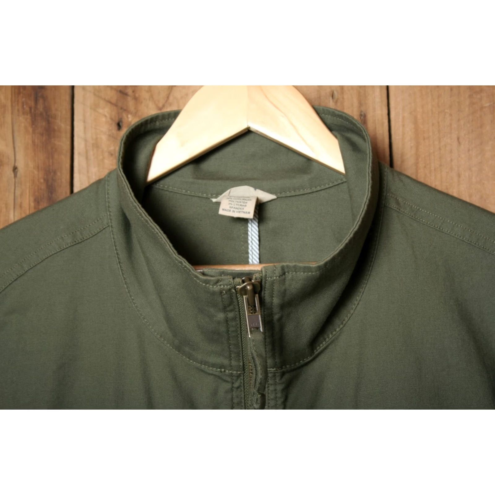 Olive DULUTH DuluthFlex Fire Hose Coolmax Olive Green Chore Jacket Women's 1X Green Jacket Women 1X Size XL / US 12-14 / IT 48-50 - 3 Thumbnail