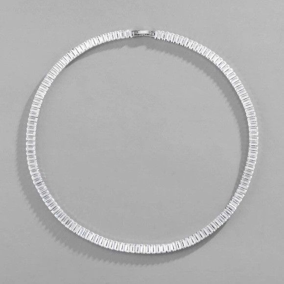 Other Unisex Zircon Fashionable Necklace Size ONE SIZE - 4 Thumbnail