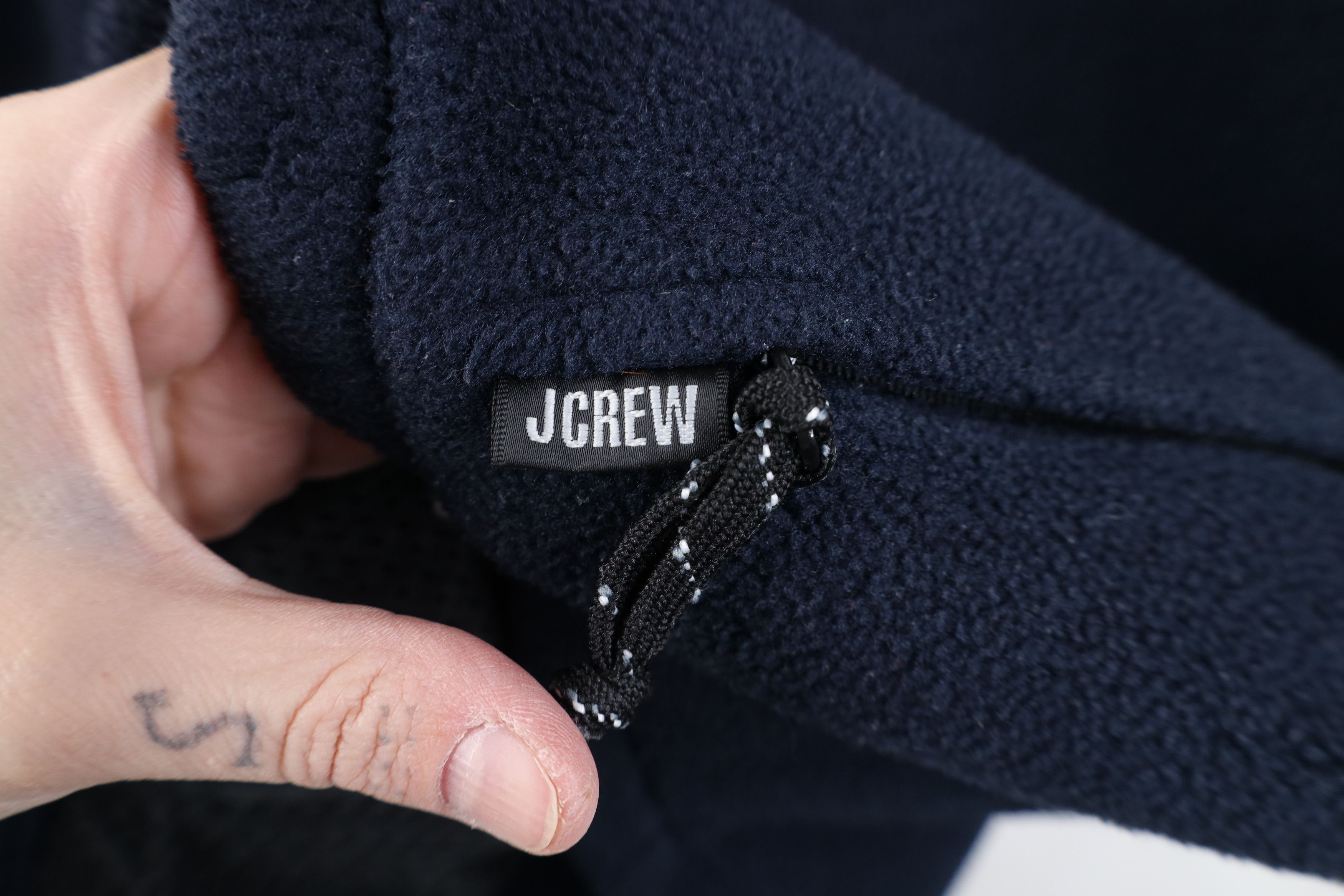 J.Crew Vintage 90s J Crew Polartec Fleece Vest Jacket Navy Blue USA Size US XL / EU 56 / 4 - 4 Thumbnail