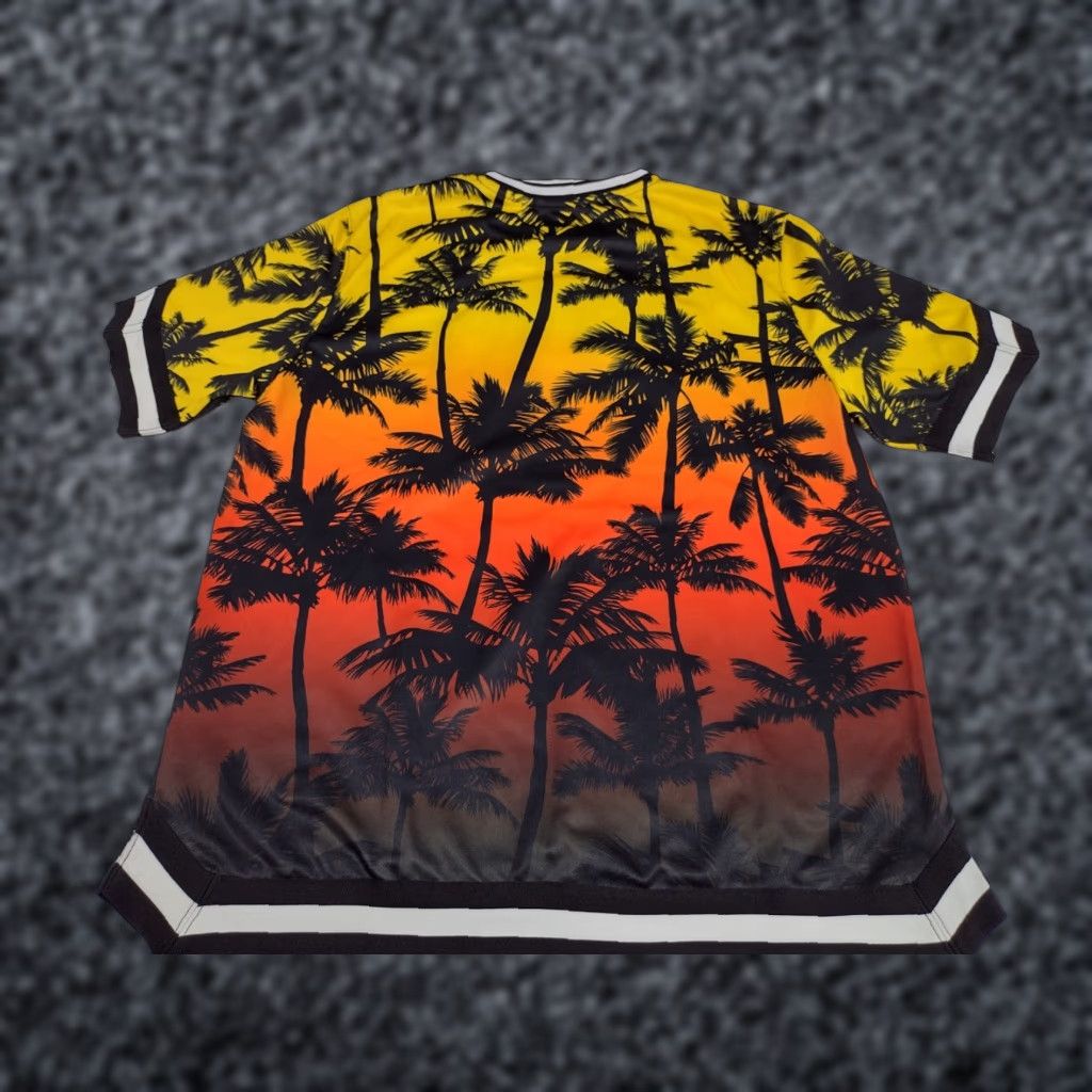 Hudson HUDSON NWT Shark Mouth Hawaiian Jersey T-Shirt 2XL Multicolor Short Sleeve Crew Neck Embroidered Floral Capitan America 2XL Men Mens Size US XXL / EU 58 / 5 - 1 Thumbnail