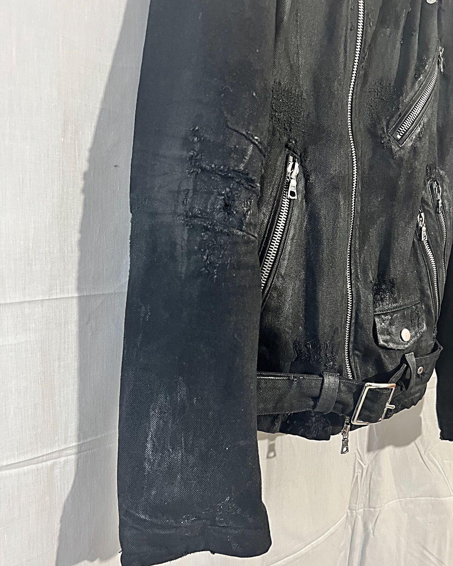 Amiri Great Distressed Biker Jacket Size US M / EU 48-50 / 2 - 8 Thumbnail