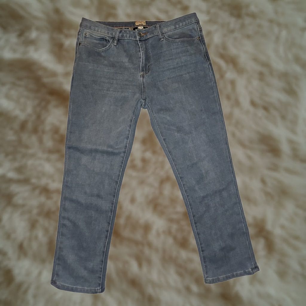 Weatherproof Weatherproof Vintage Fleece Lined Jeans Women's 14 Slim Straight Size 36" / US 14 / IT 50 - 1 Thumbnail