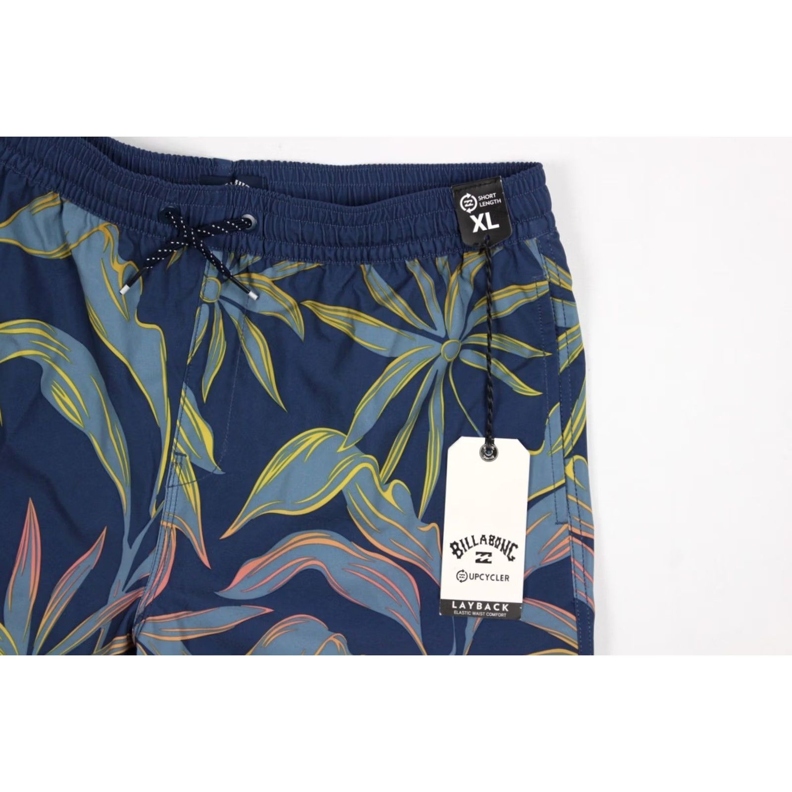 Billabong Billabong Men's Sundays Layback Volley Shorts XL Washed Blue Floral Size US 36 / EU 52 - 4 Thumbnail