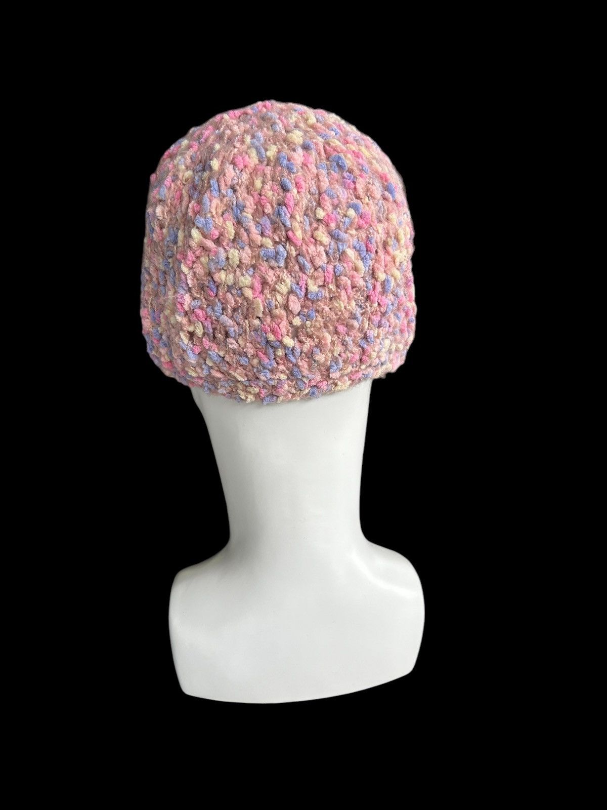 Japanese Brand × Kapital × Vintage Crochet Knitted Handmade Beanie Hats Rare☠️☠️ Size ONE SIZE - 2 Thumbnail