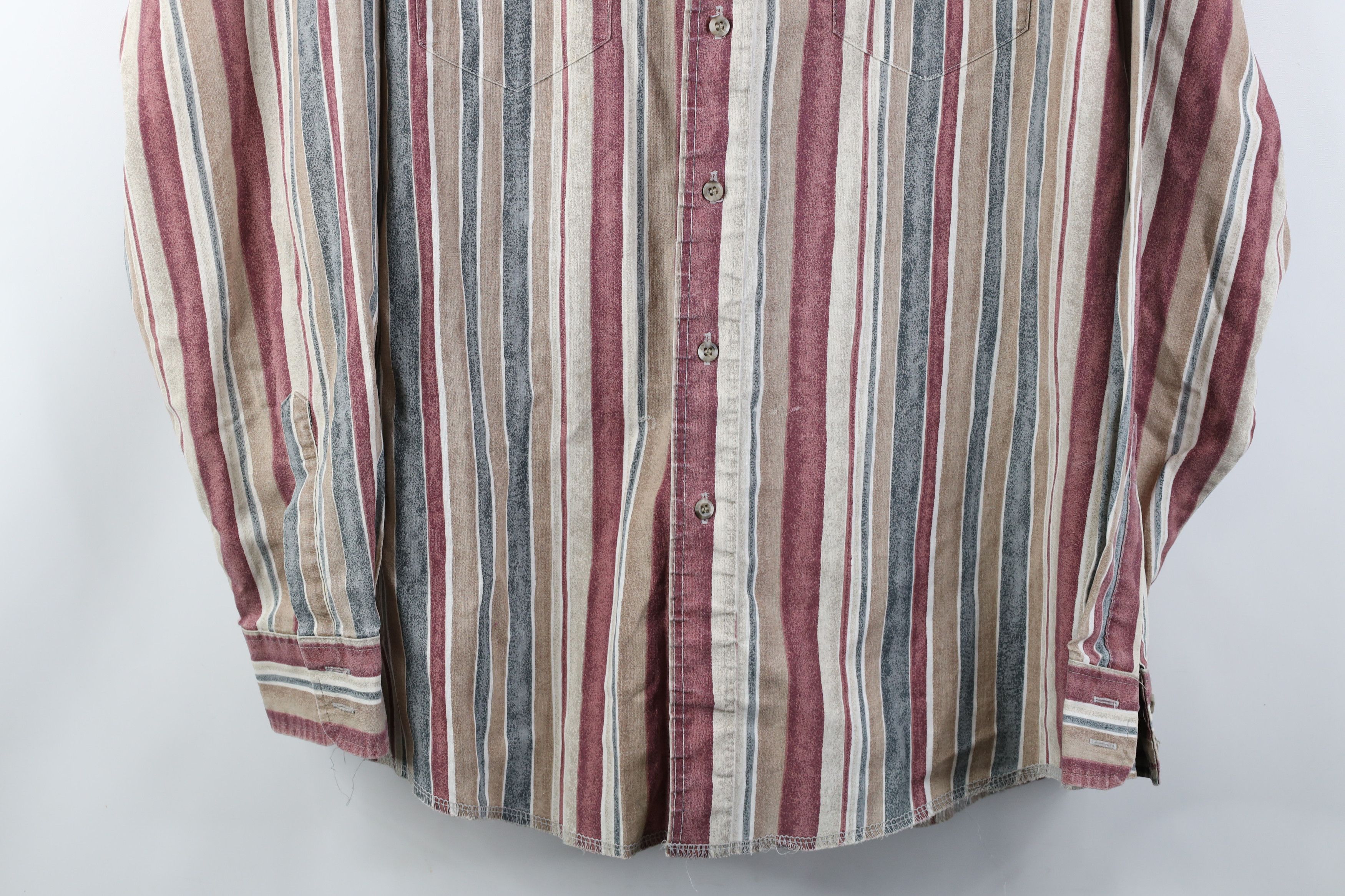 Wrangler Vintage 90s Wrangler Brushpopper Western Button Down Shirt Size US M / EU 48-50 / 2 - 3 Thumbnail