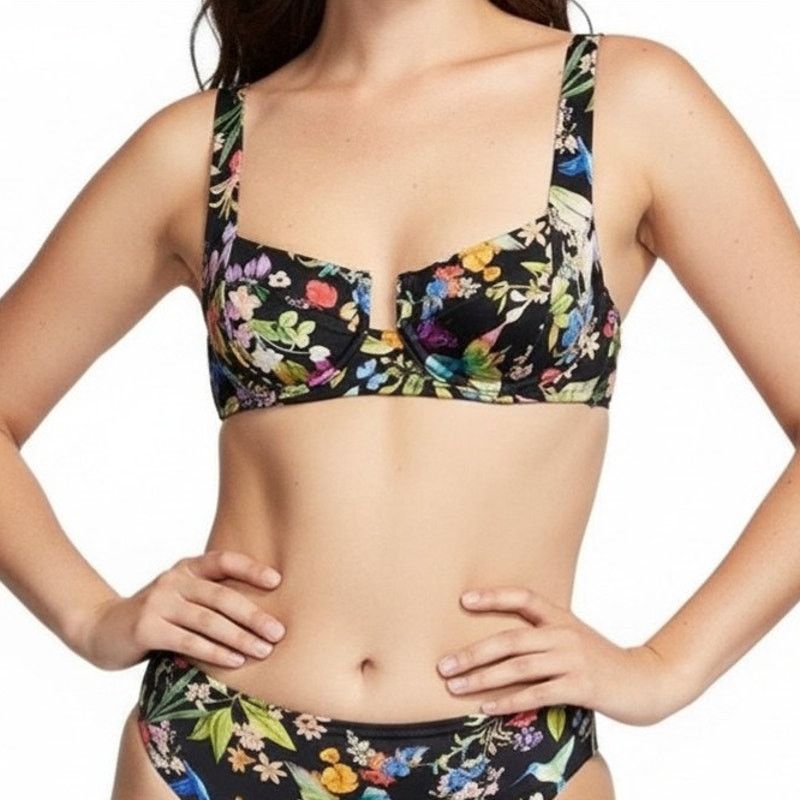 Victoria's Secret Victoria's Secret Birds of Paradise Bikini Top 34DD Size ONE SIZE - 4 Thumbnail