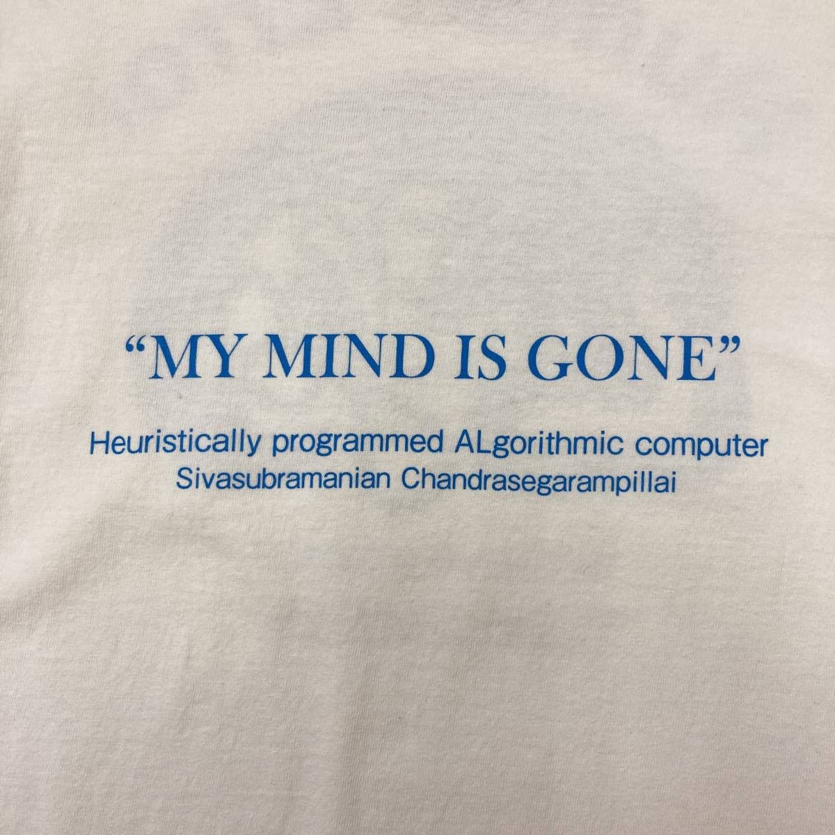 UNDERCOVER 18AW Human Error 2001 Longsleeve T