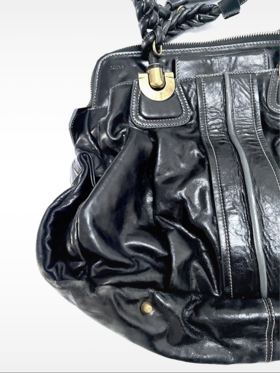 Chloe Chloé - Black leather Héloïse handbag - Excellent condition Size ONE SIZE - 3 Thumbnail