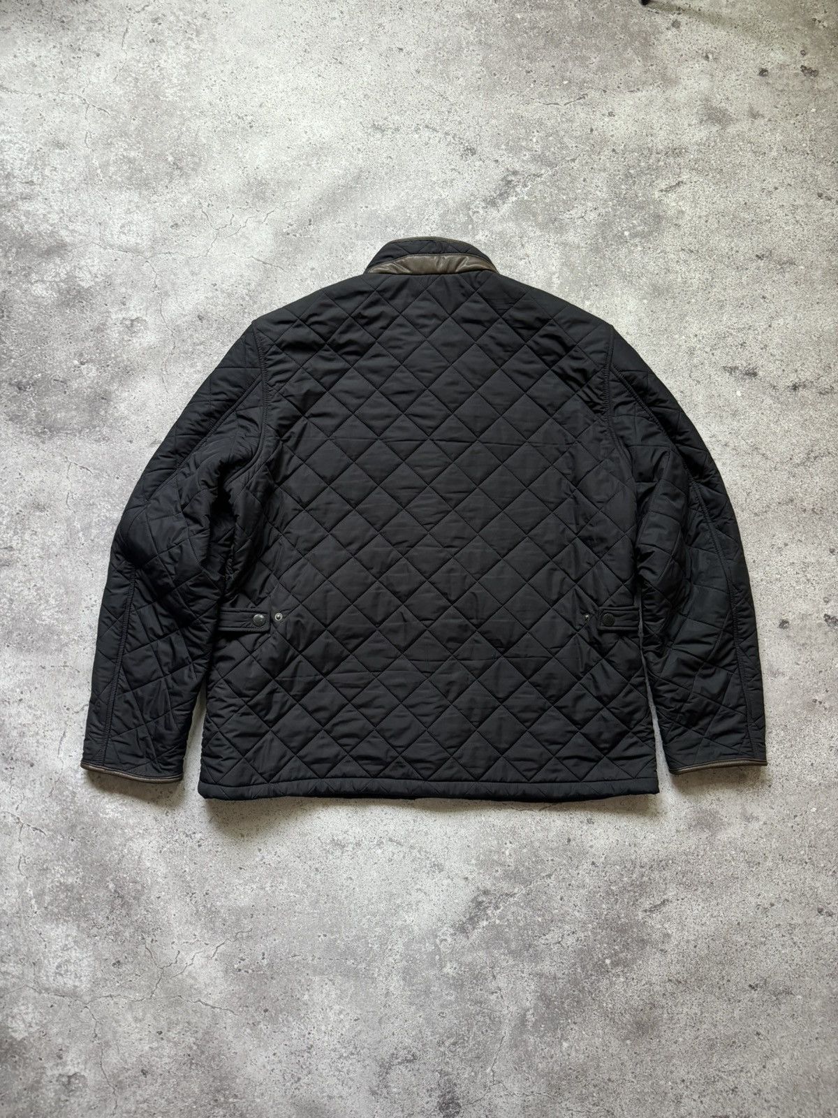 Barbour Barbour Powell Quilt Black Jacket Men’s Medium Size US XXL / EU 58 / 5 - 3 Thumbnail