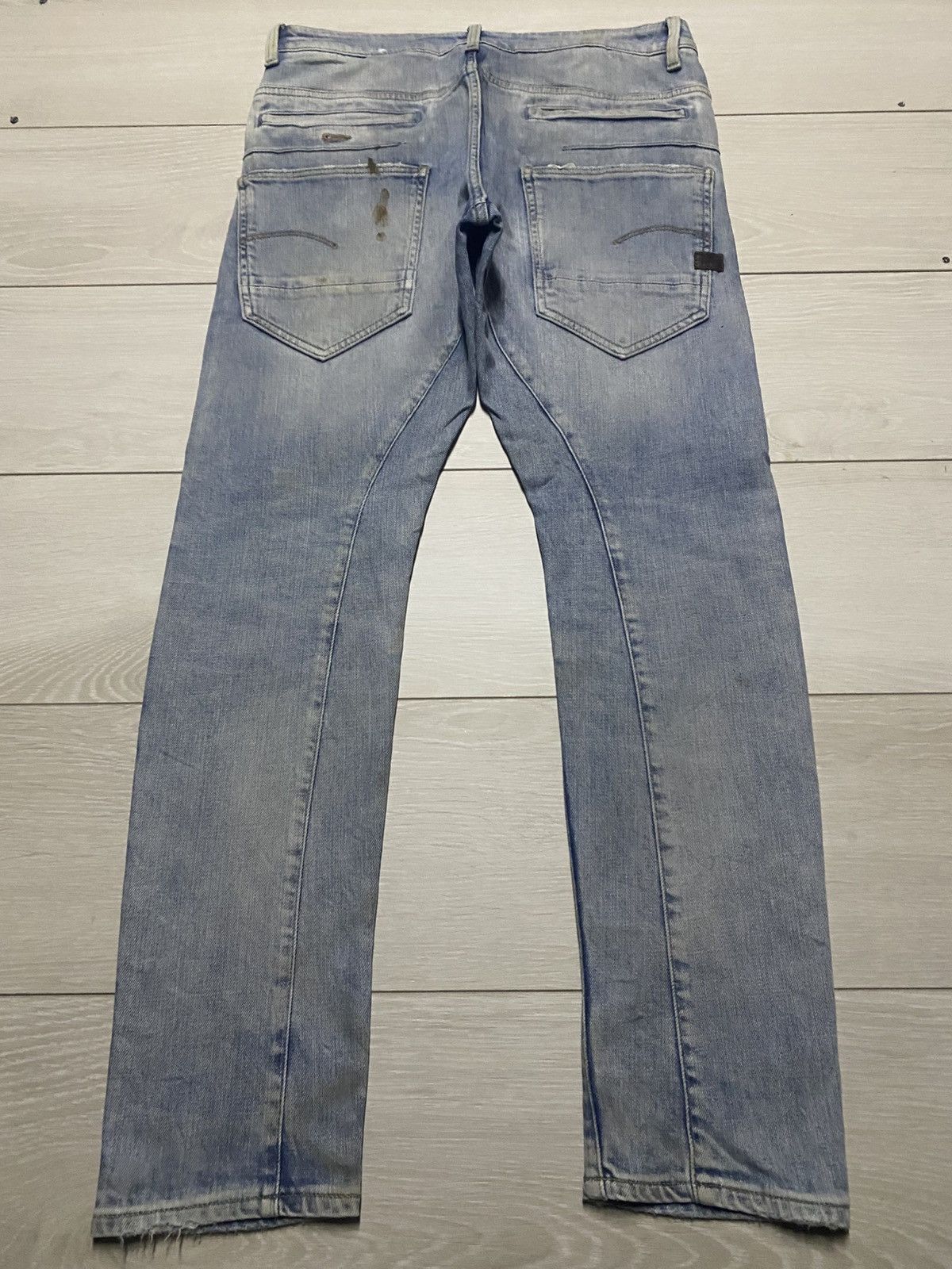 G-Star Vintage G star Raw Curve Leg Grunge Slim Fit Jeans Size US 32 / EU 48 - 2 Thumbnail