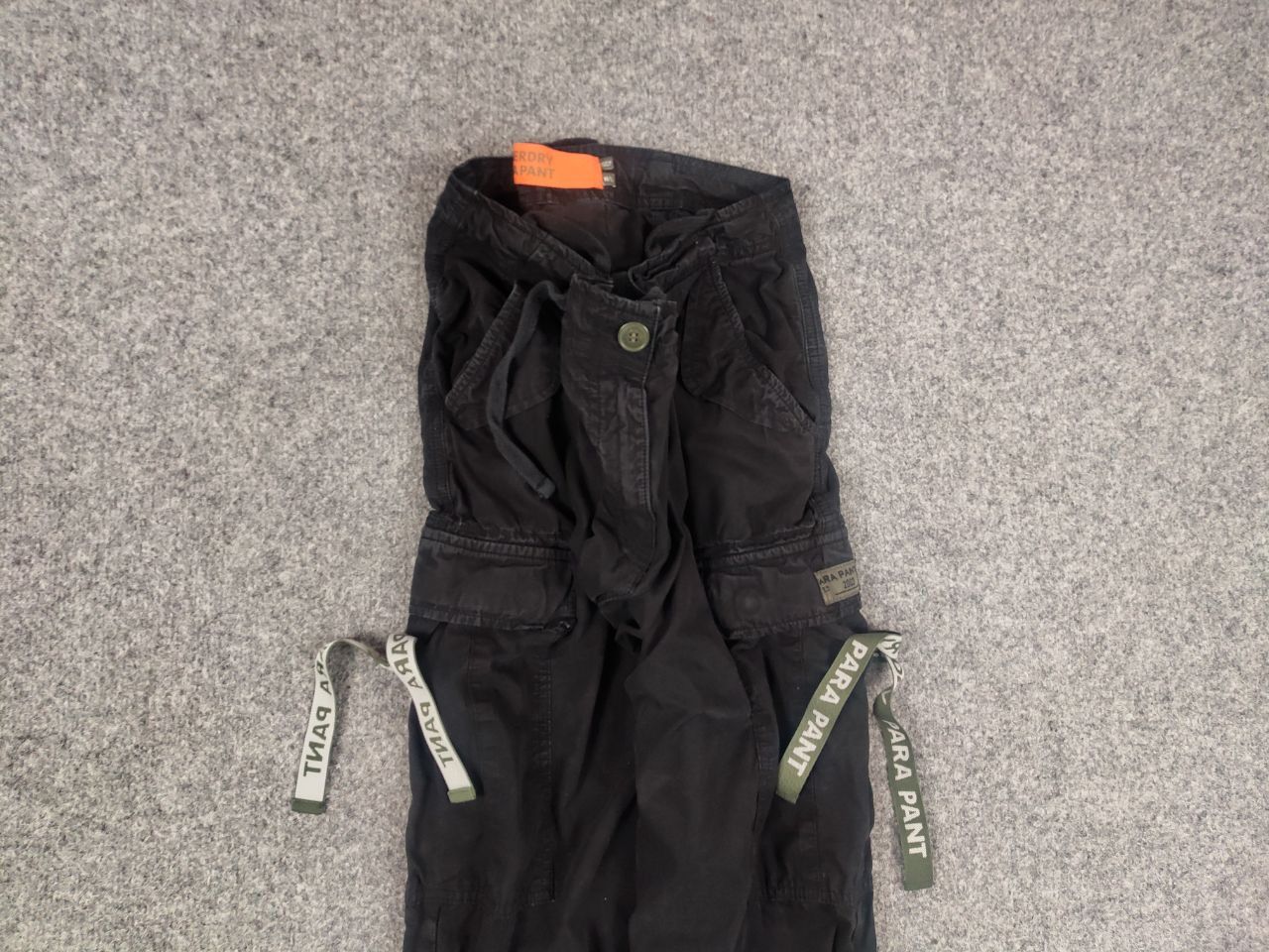 Superdry Superdry Parachute Cargo Black Baggy Pants Vintage Style Size US 32 / EU 48 - 4 Thumbnail