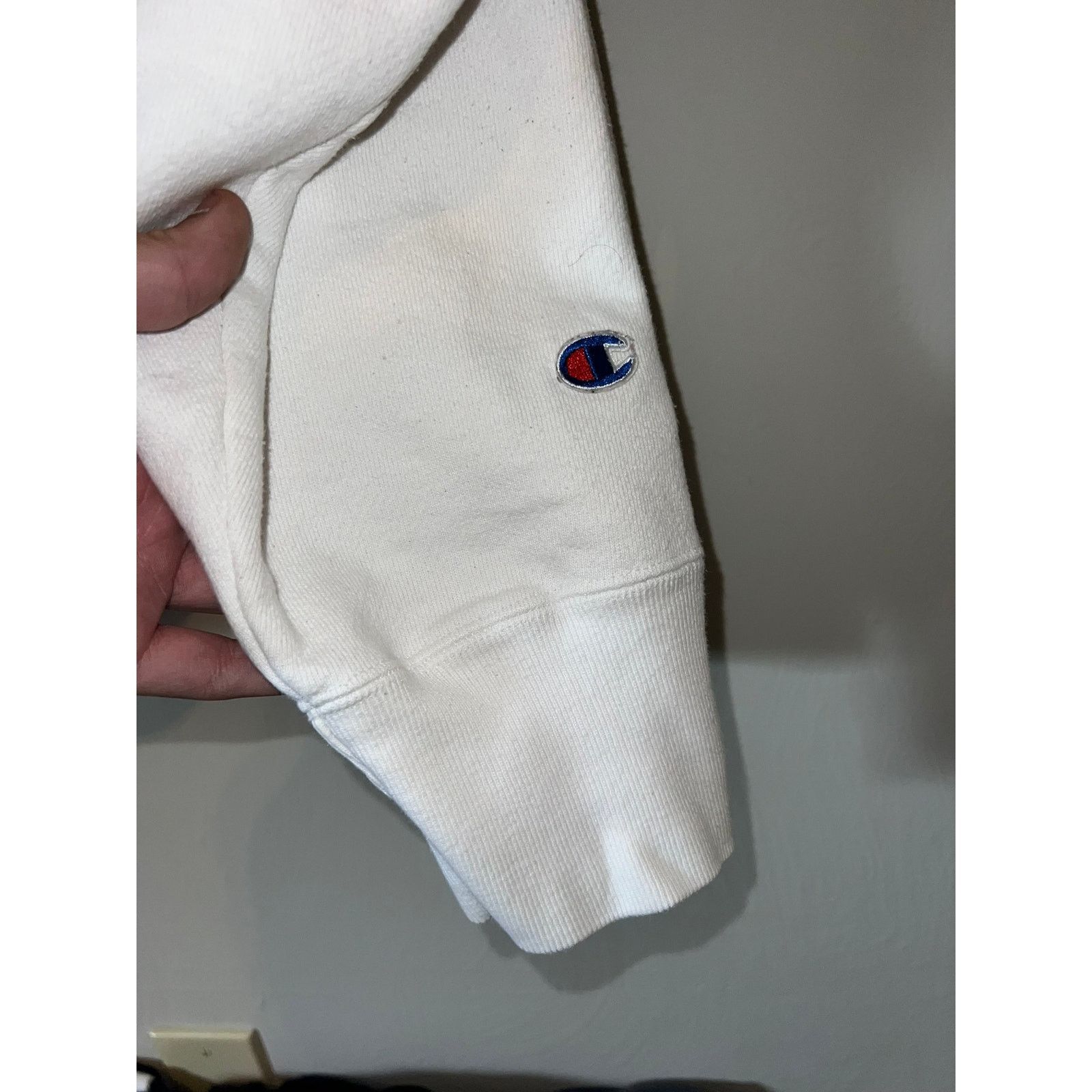 Champion Champion Reverse Weave Sweatshirt White Crewneck 2000s 3XL Size US XXL / EU 58 / 5 - 6 Thumbnail