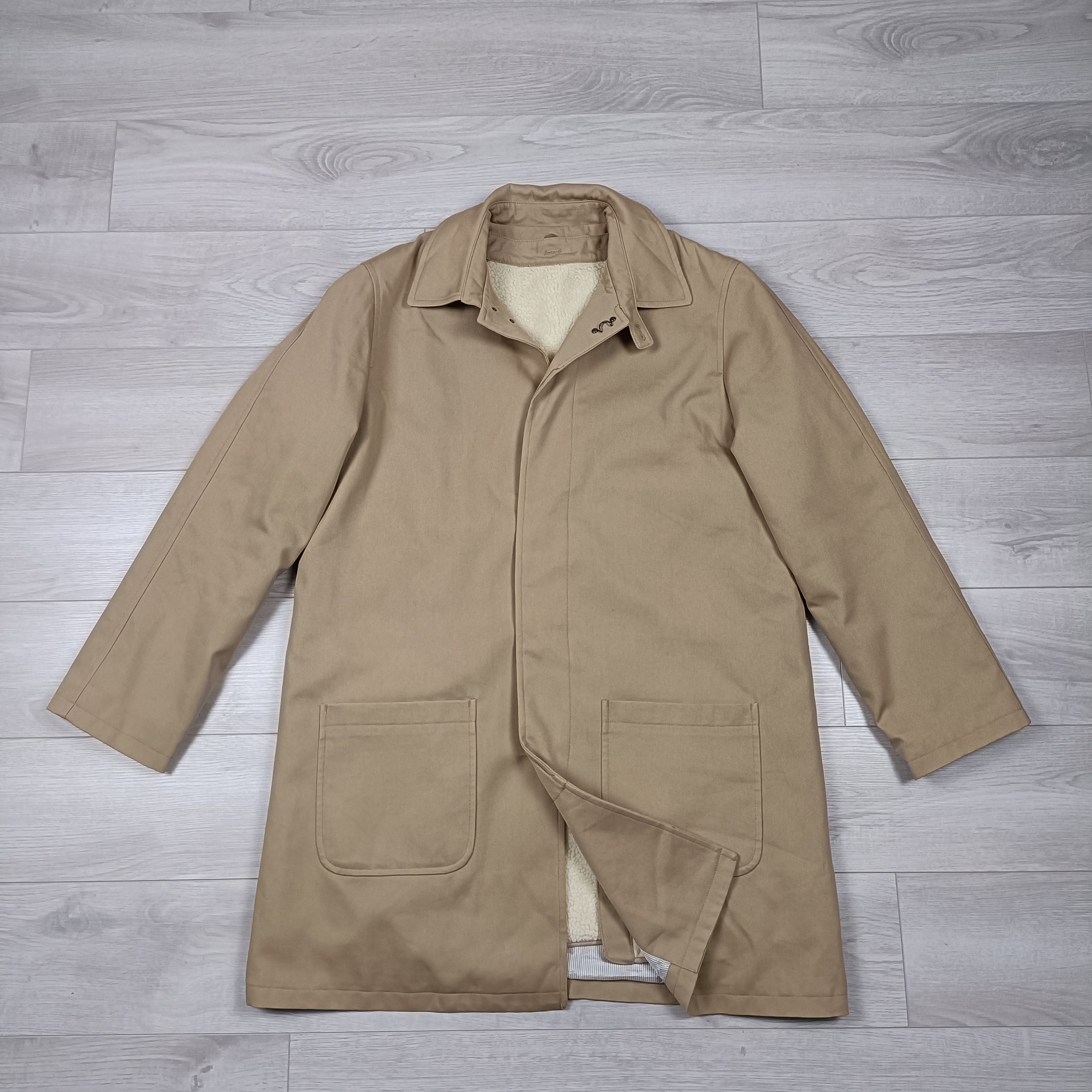 A.P.C. Men's Brown Cotton Trench ! Size US L / EU 52-54 / 3 - 1 Thumbnail