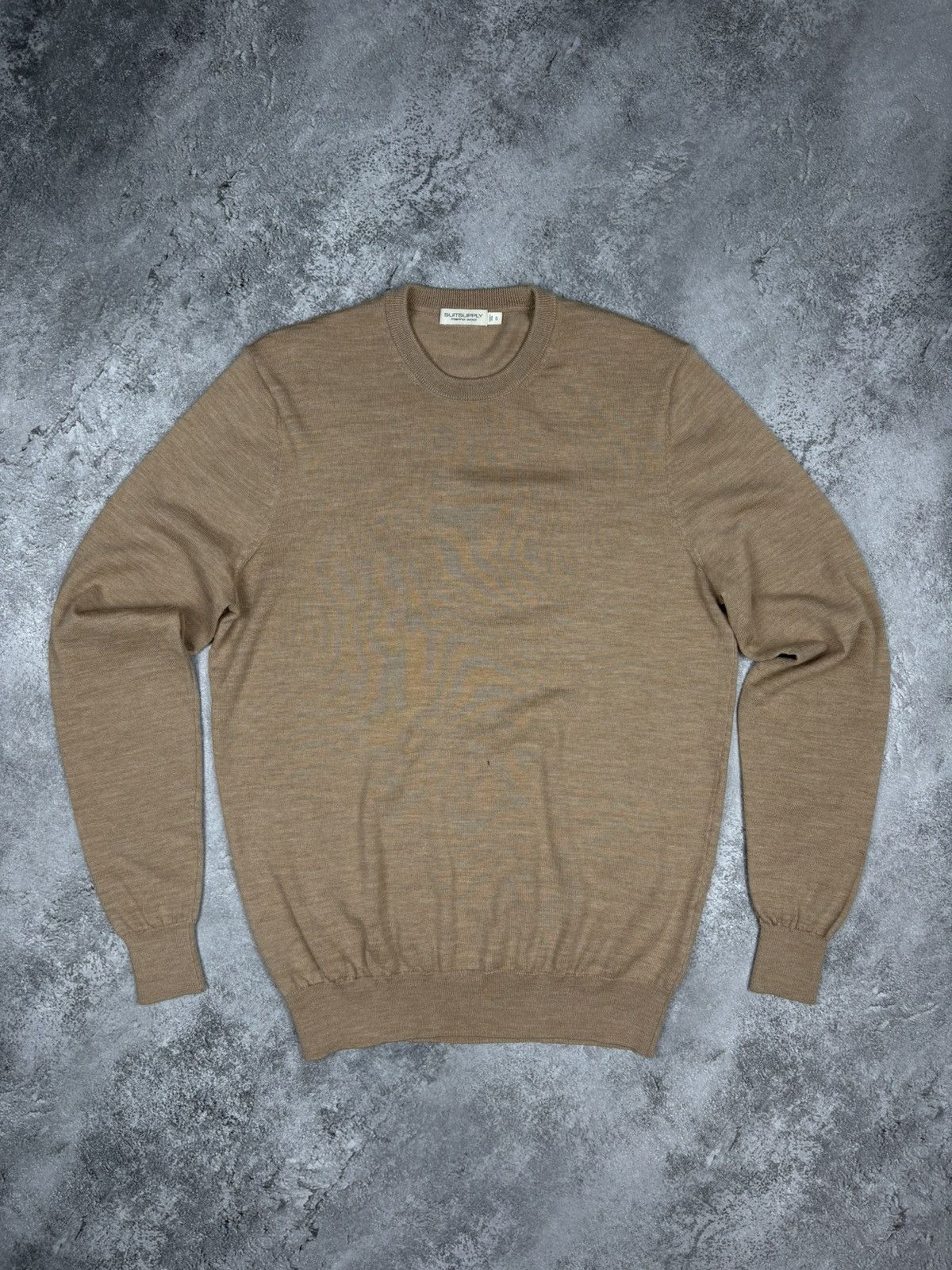 Vintage Suitsupply Men’s Merino Wool Pullover Medium Size US M / EU 48-50 / 2 - 1 Thumbnail