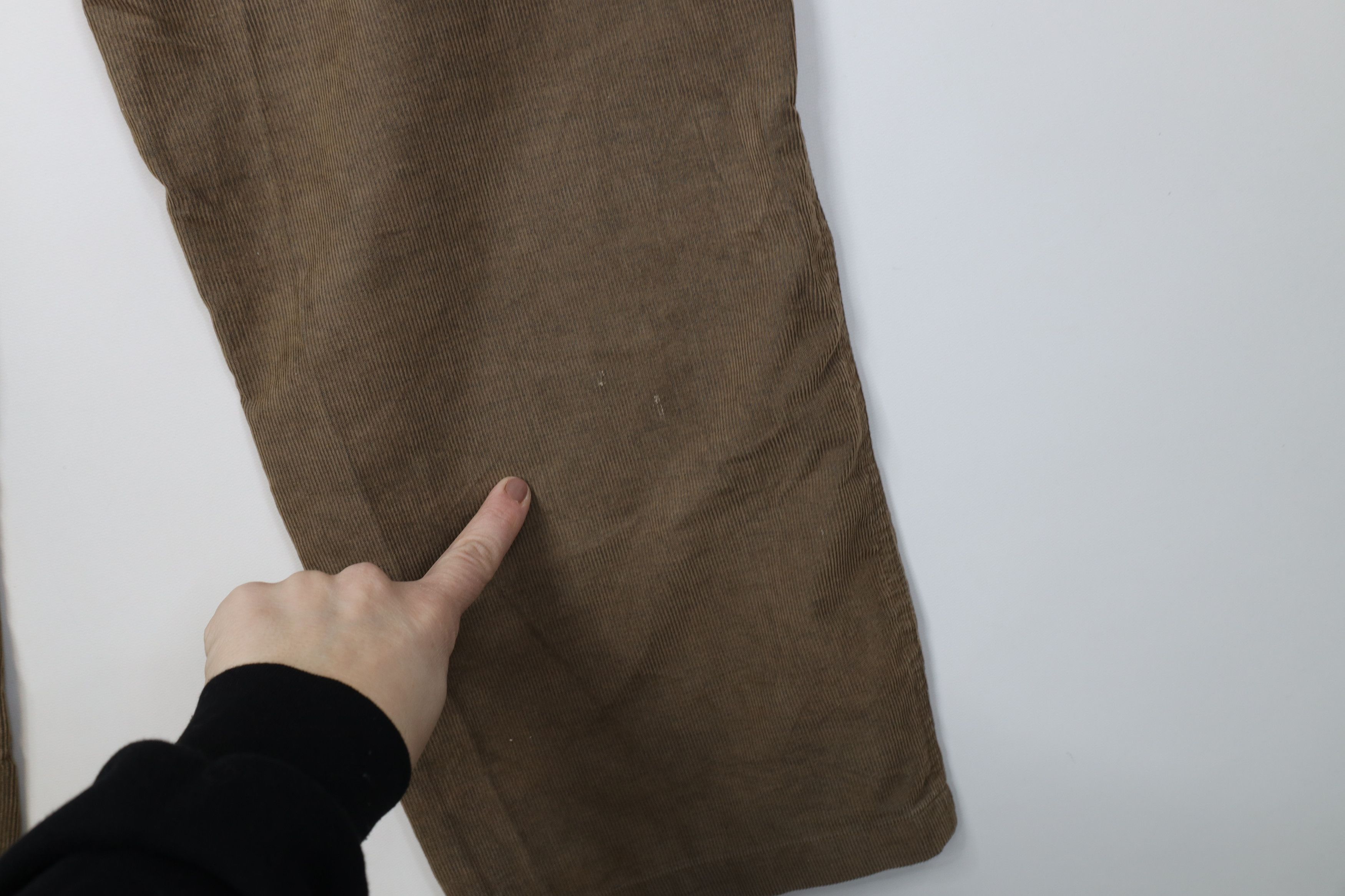 Vintage Vintage 90s Streetwear Wide Leg Corduroy Cargo Pants Beige Size US 34 / EU 50 - 13 Thumbnail