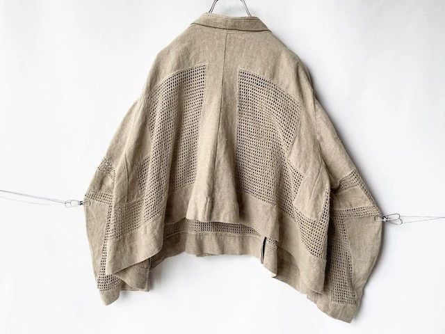 Issey Miyake issey miyake Linen mesh silhouette jacket Size US M / EU 48-50 / 2 - 3 Thumbnail