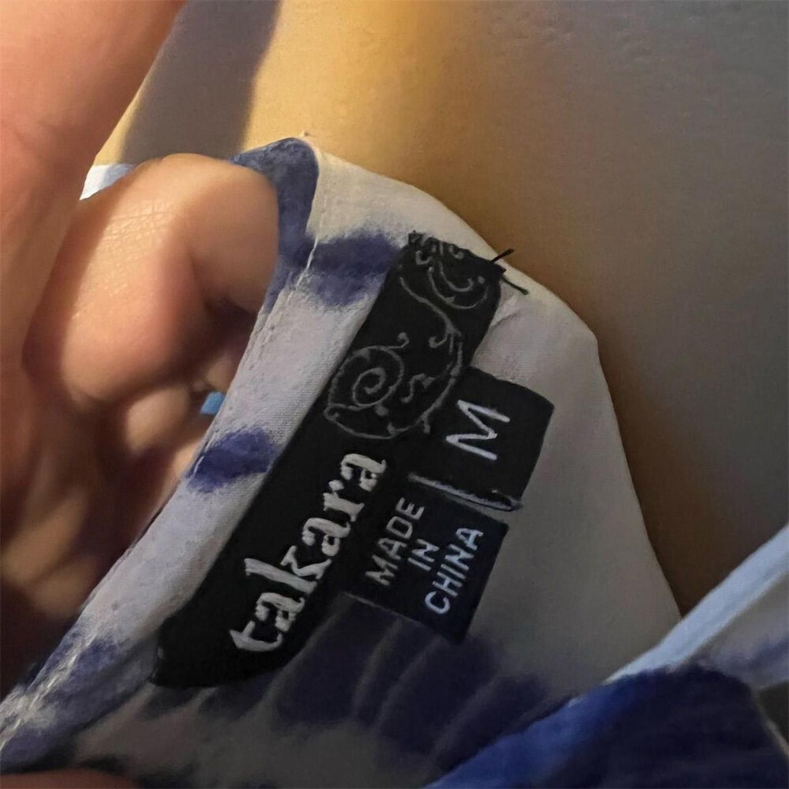 Jun Takahashi Takara Blue Tie-Dye Maxi Dress Sleeveless Scoop Neck M boho Size M / US 6-8 / IT 42-44 - 9 Thumbnail