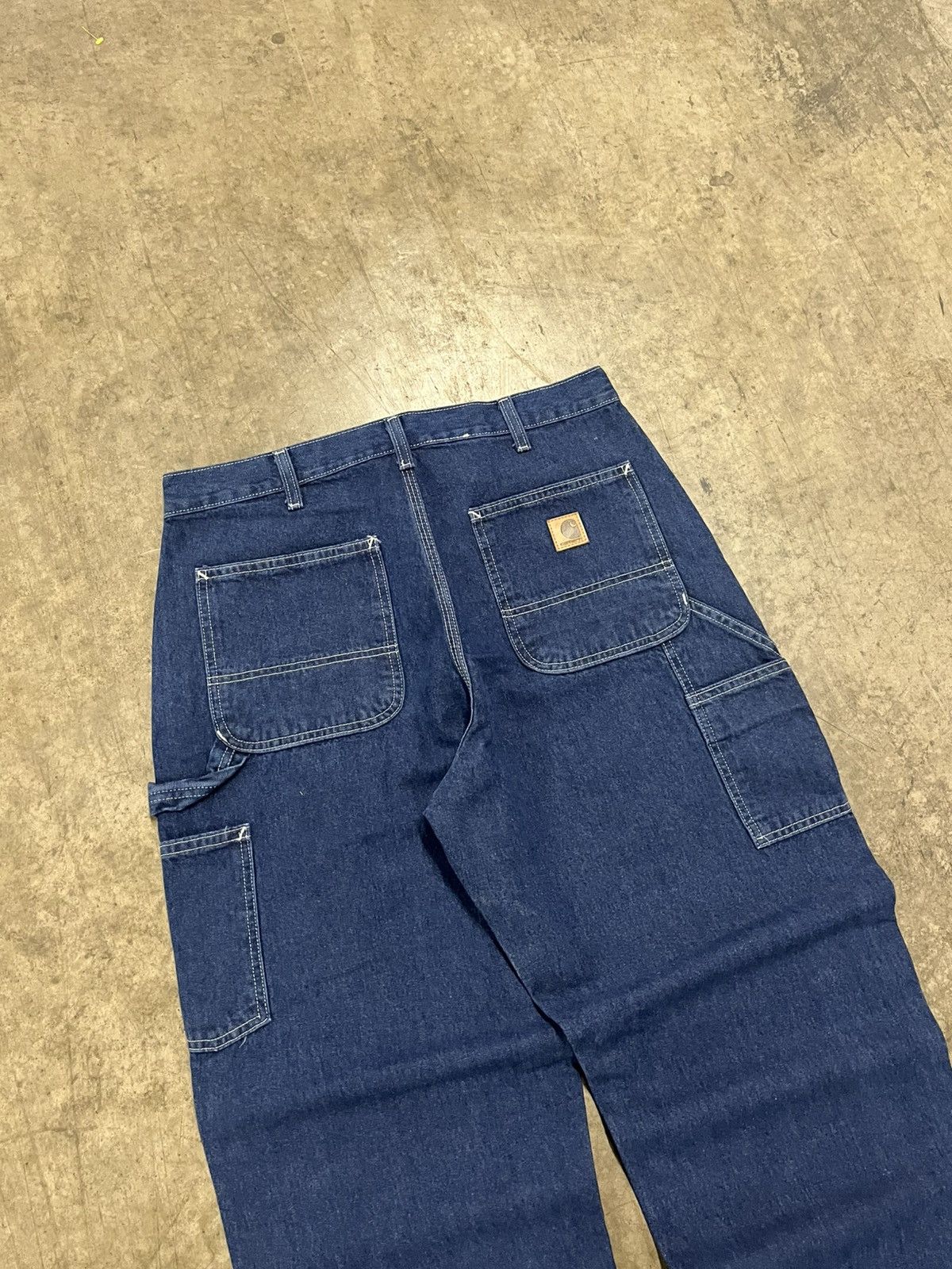 Carhartt × Vintage Carhartt carpenter cargo pants baggy fit wide leg streetwear Size US 34 / EU 50 - 4 Thumbnail