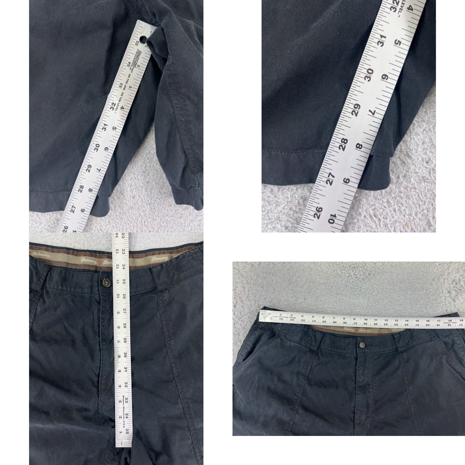 Tommy Bahama Tommy Bahama Shorts Men 40 Black Tencel Cotton Blend Chino Beach Resort Size US 40 / EU 56 - 8 Thumbnail