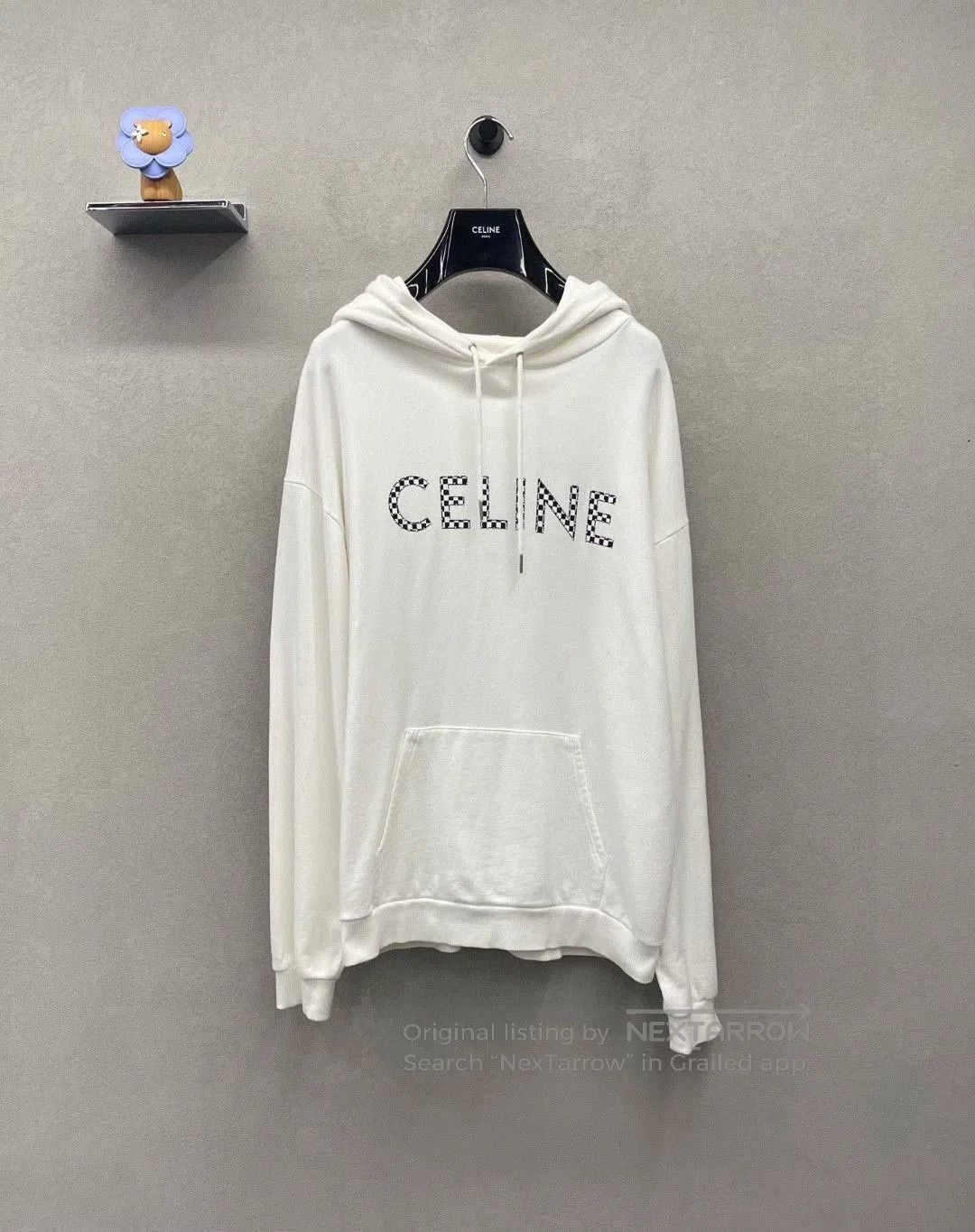 Celine Celine White Logo Sweatshirt. Size US XXL / EU 58 / 5 - 1 Thumbnail
