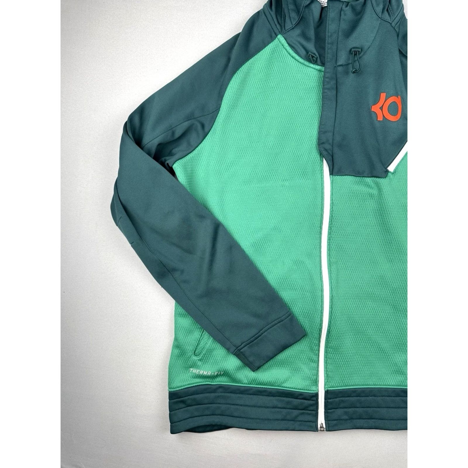 Nike Nike Therma-Fit Hoodie Jacket Green Full Zip KD Basketball Size L Mens Size US L / EU 52-54 / 3 - 4 Thumbnail