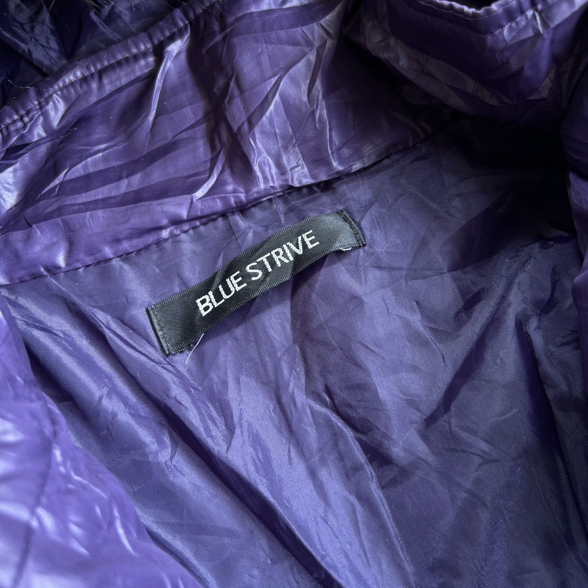 Hysteric Glamour 2000s Blue Strive Lgb Style Boxy Puffer Fur Hooded Jacket Size US M / EU 48-50 / 2 - 4 Thumbnail