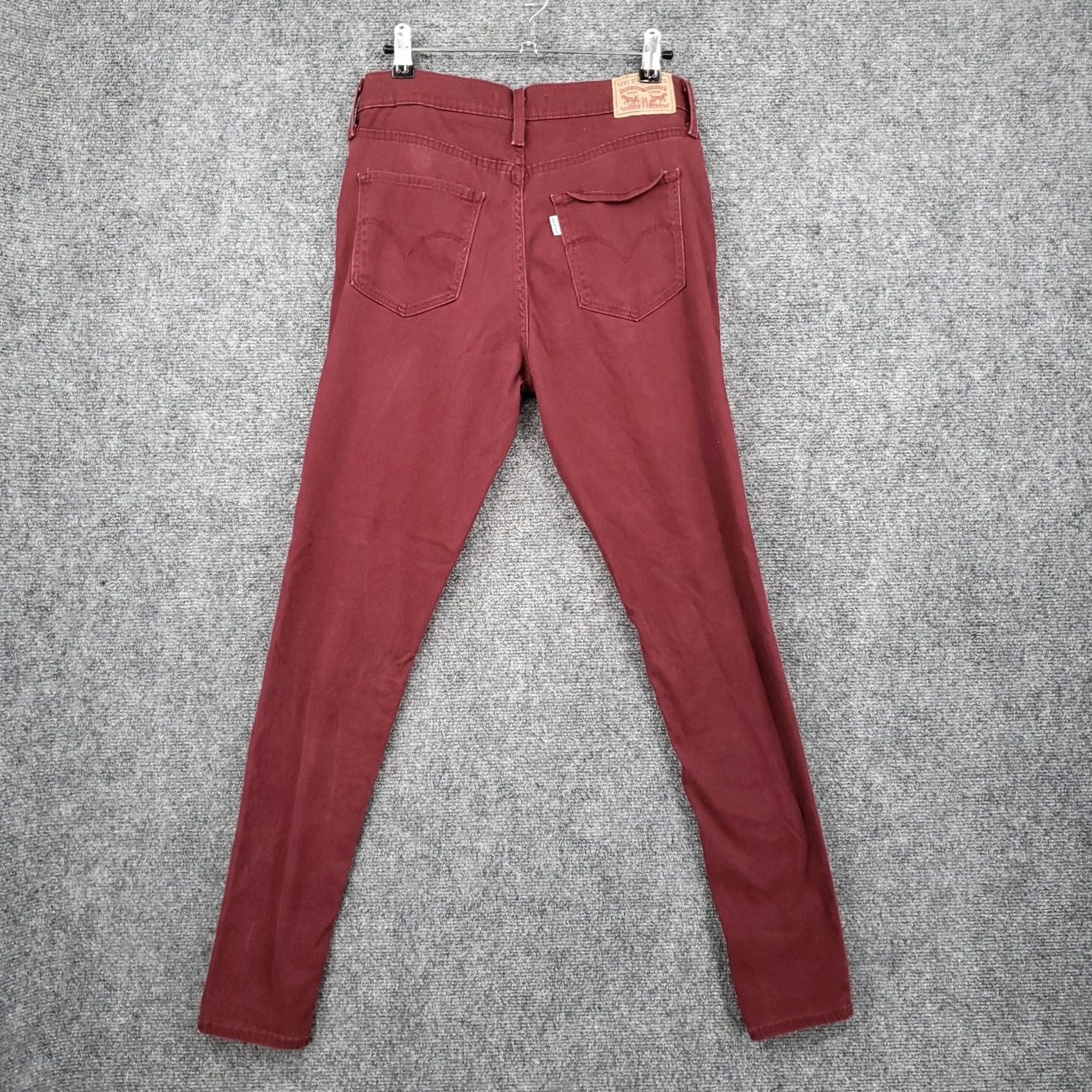 Levi's Levi's 720 Jeans Womens 28 Red High Rise Skinny Denim Dark Wash Zip Fly Button Zip Levi's Girls? Size 28" / US 6 / IT 42 - 2 Thumbnail