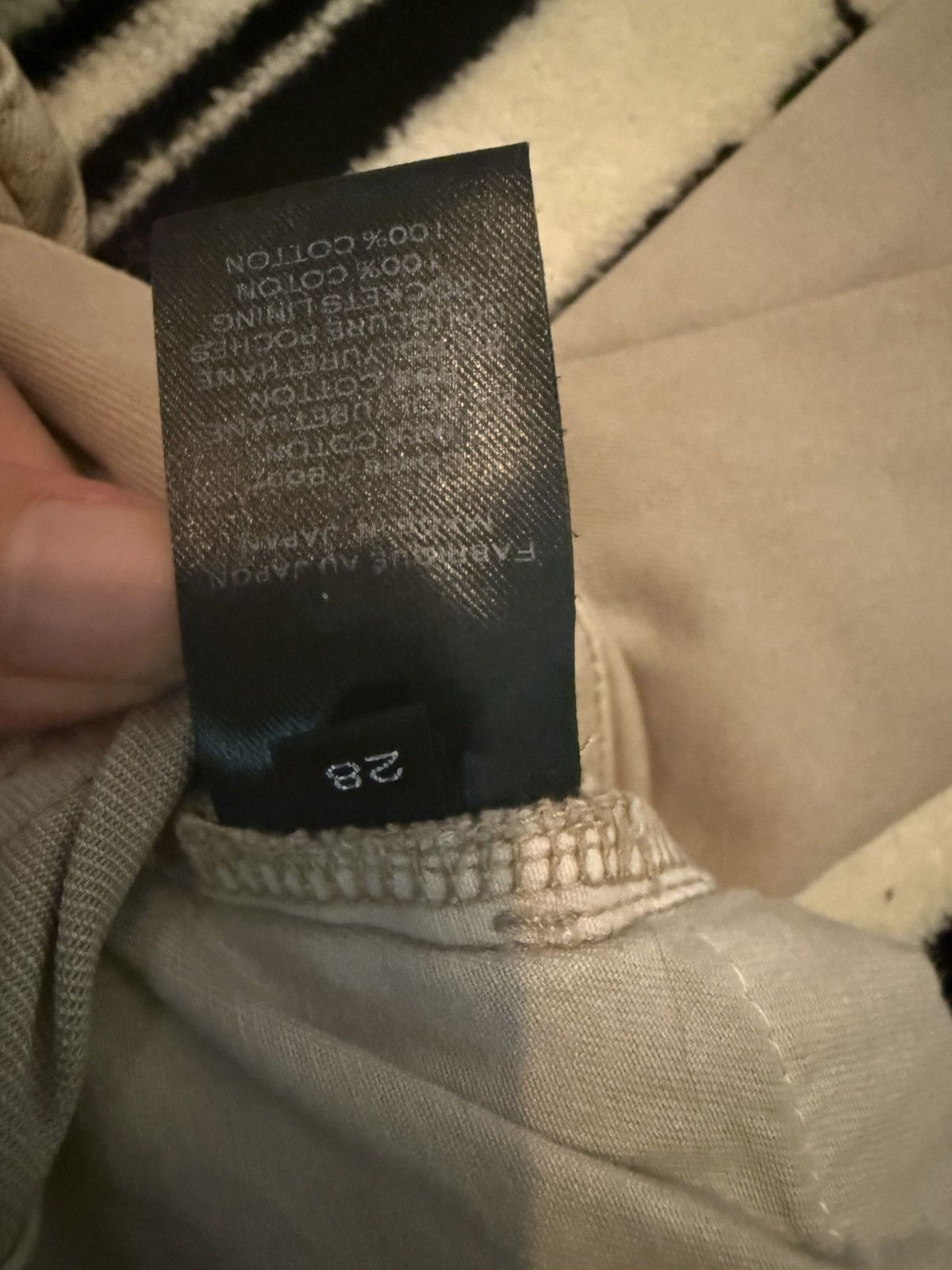 Balmain Balmain Paris Beige Biker Jeans – Moto Zip Denim Size US 28 / EU 44 - 12 Thumbnail