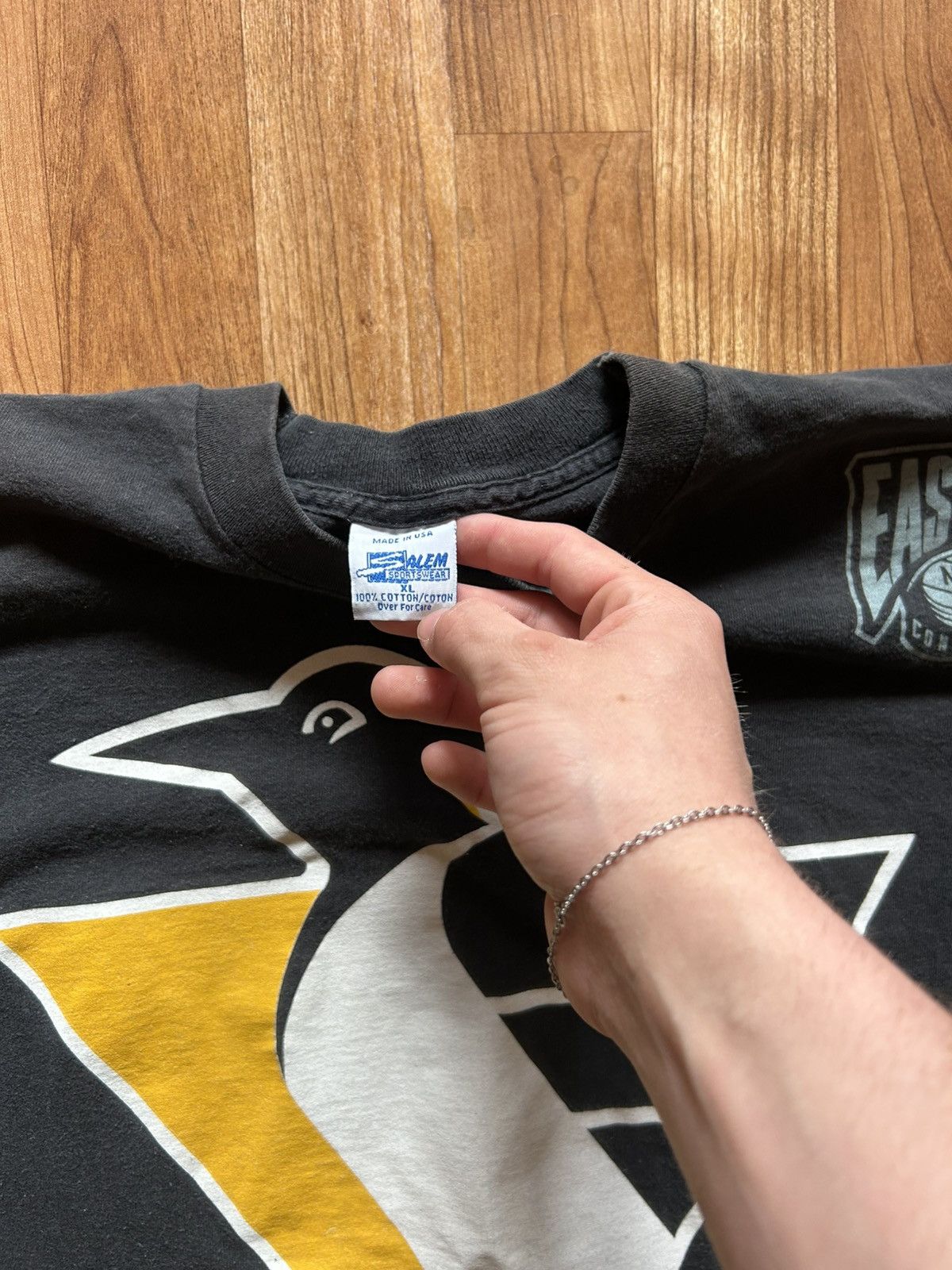 Salem Sportswear × Vintage Vintage Penguins NHL Tee Size US XL / EU 56 / 4 - 3 Thumbnail