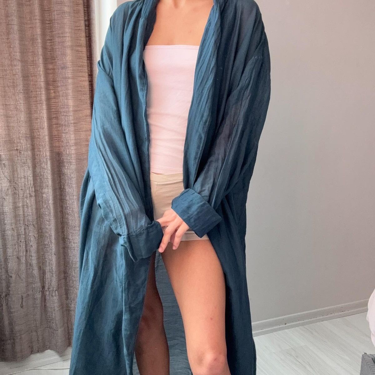 forte_forte forte_forte silk kimono Size ONE SIZE - 2 Thumbnail