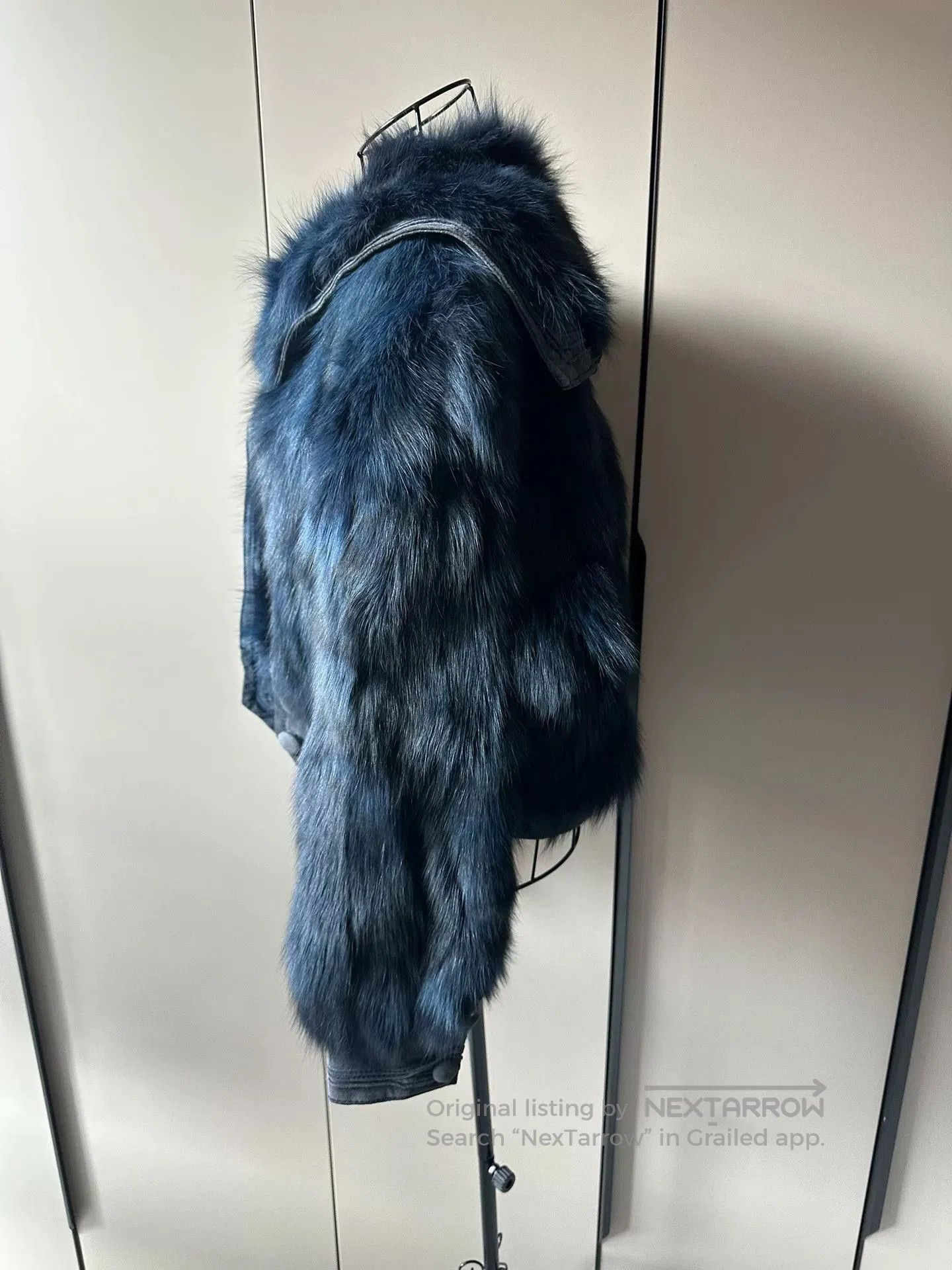 Vintage Vintage Fox Fur Oversized Lapel Jacket. Size M / US 6-8 / IT 42-44 - 5 Thumbnail
